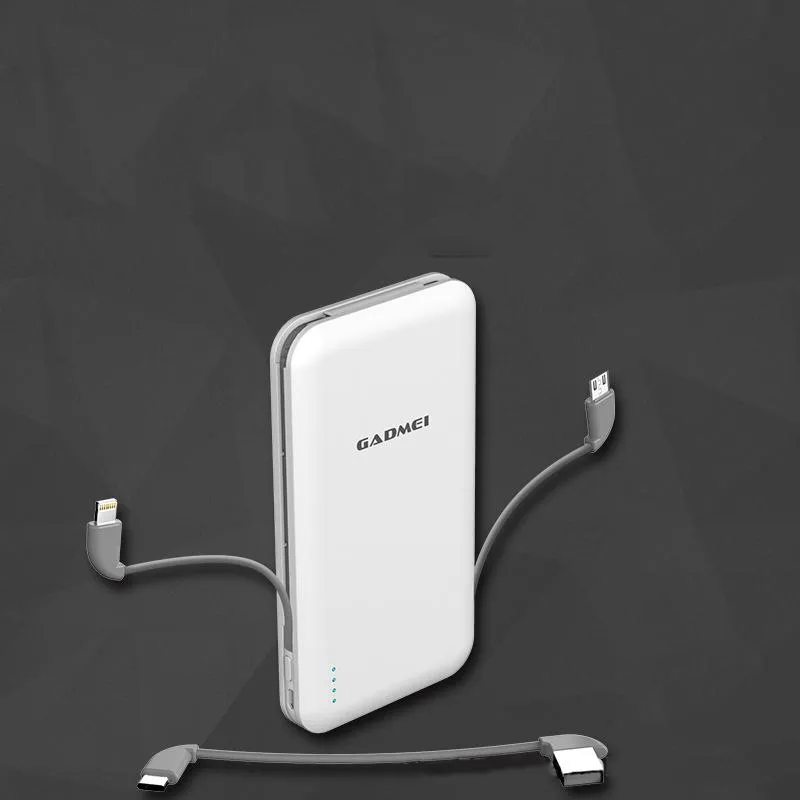 10000 mAh Three-Line Mobile Power Bank