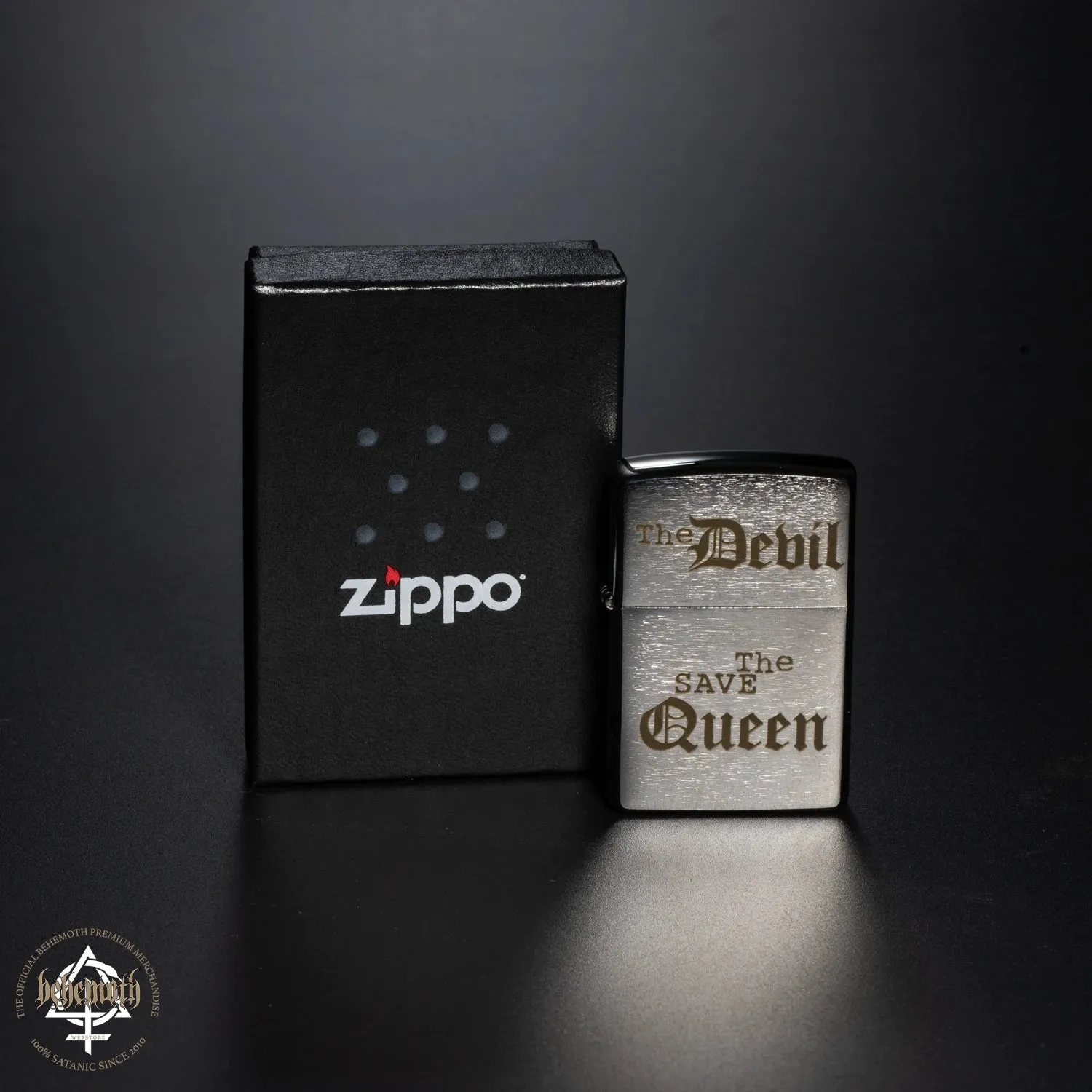 A Behemoth ZIPPO 'The Devil Save The Queen' lighter