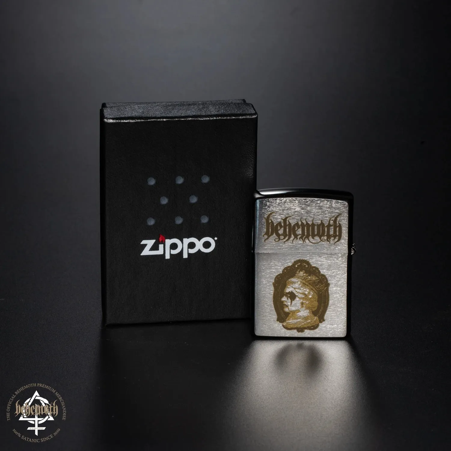 A Behemoth ZIPPO 'The Devil Save The Queen' lighter