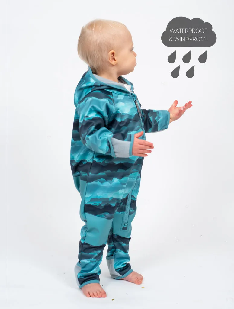 All-Weather Fleece Onesie - Mountain Mist