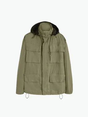 Aspesi Cotton Gabardine Mini Field Jacket Khaki