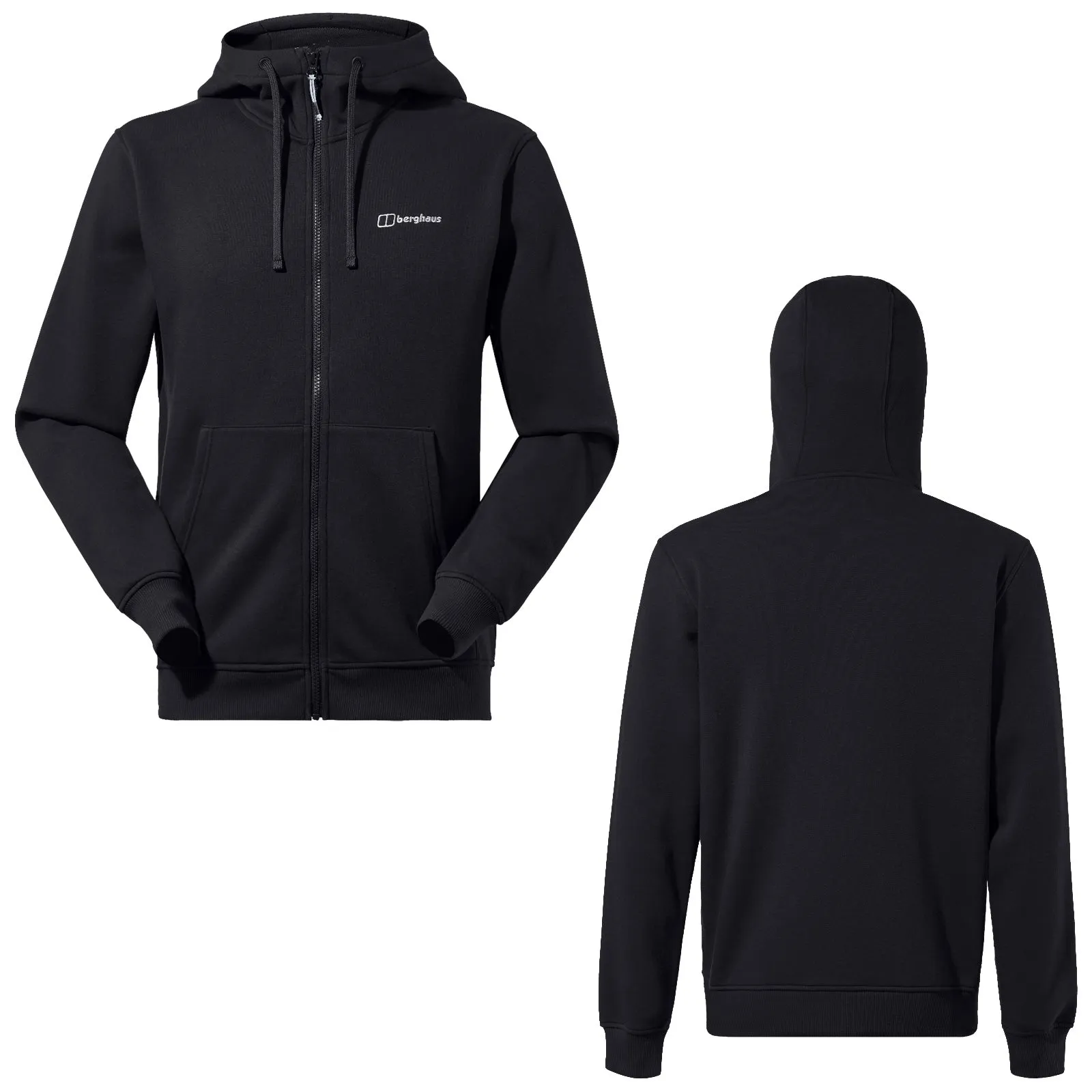 Berghaus Mens Logo Full Zip Hoodie