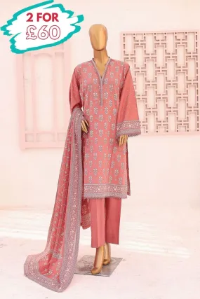 Bin Saeed Lawn 3 Piece Suit BIN168