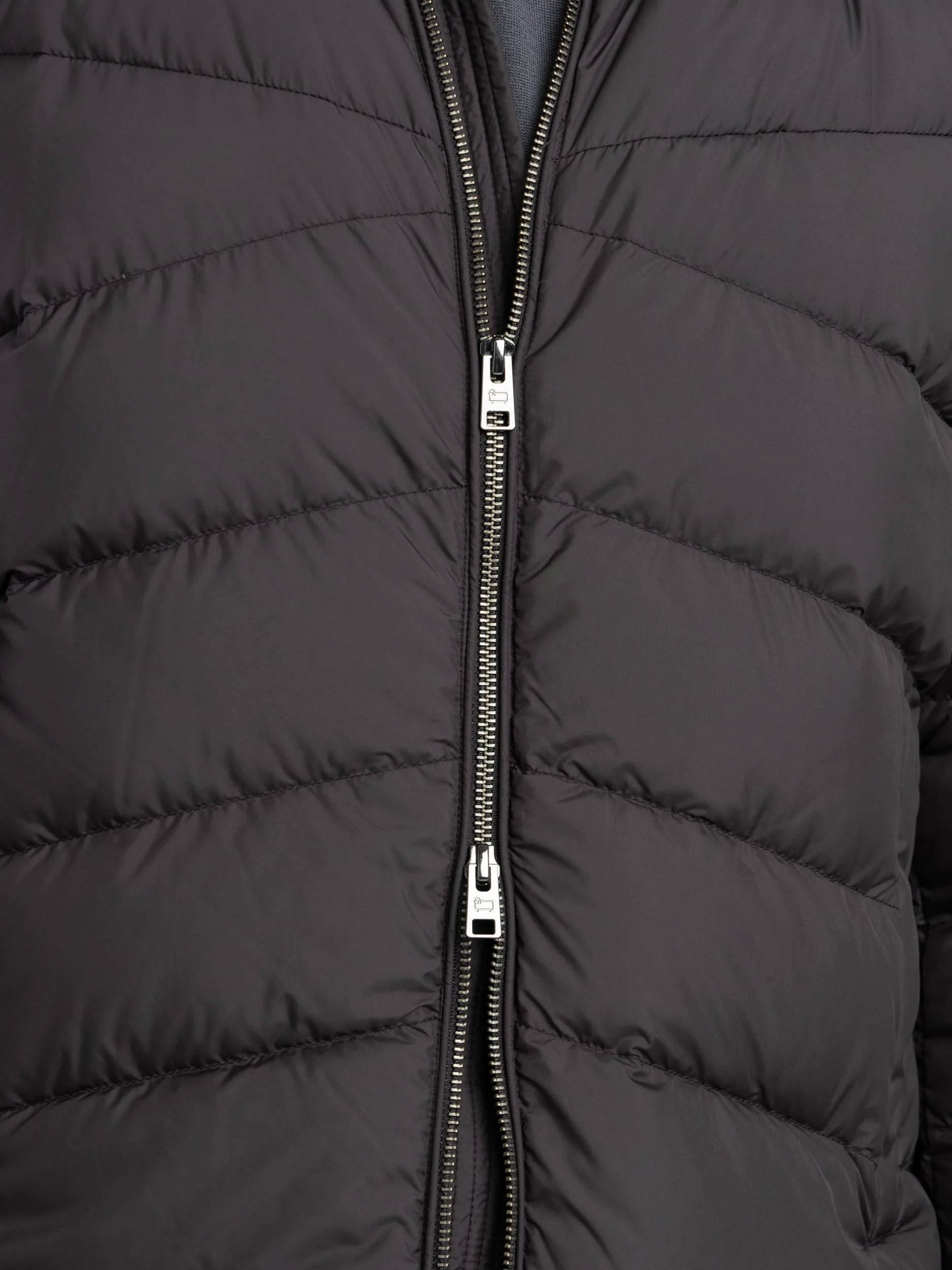 Black Sundance Padded Microfiber Jacket