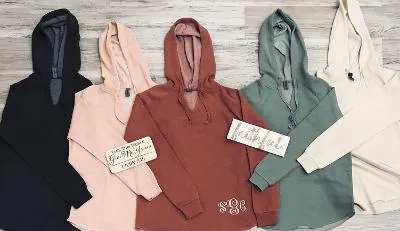 Blessed Beyond Measure Warm and Cozy Pastel Monogrammed Hoodie