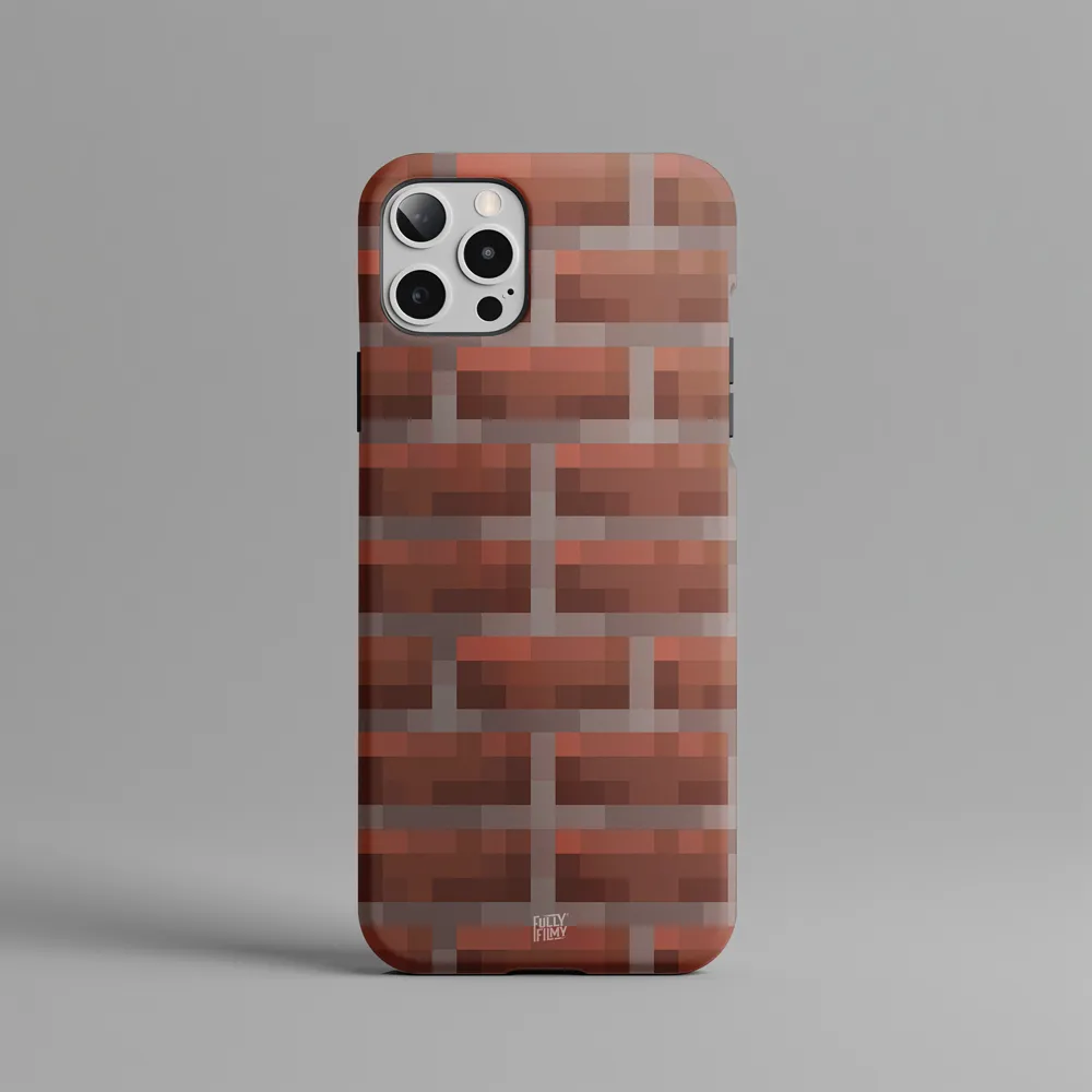 Brick Block Pattern | Hard Phone Case