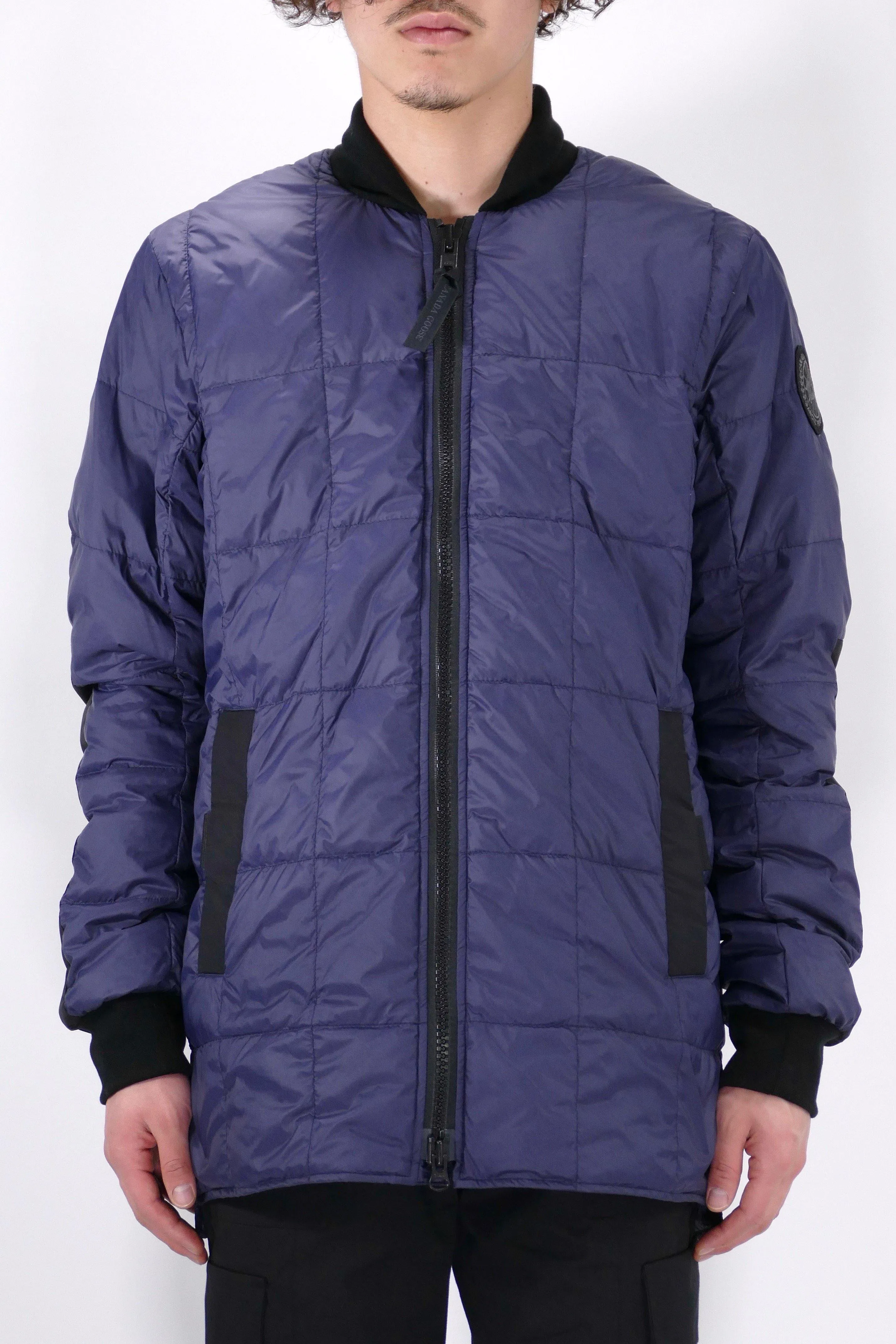 Canada Goose Mens Lite Jacket Harbord Black Label - Navy