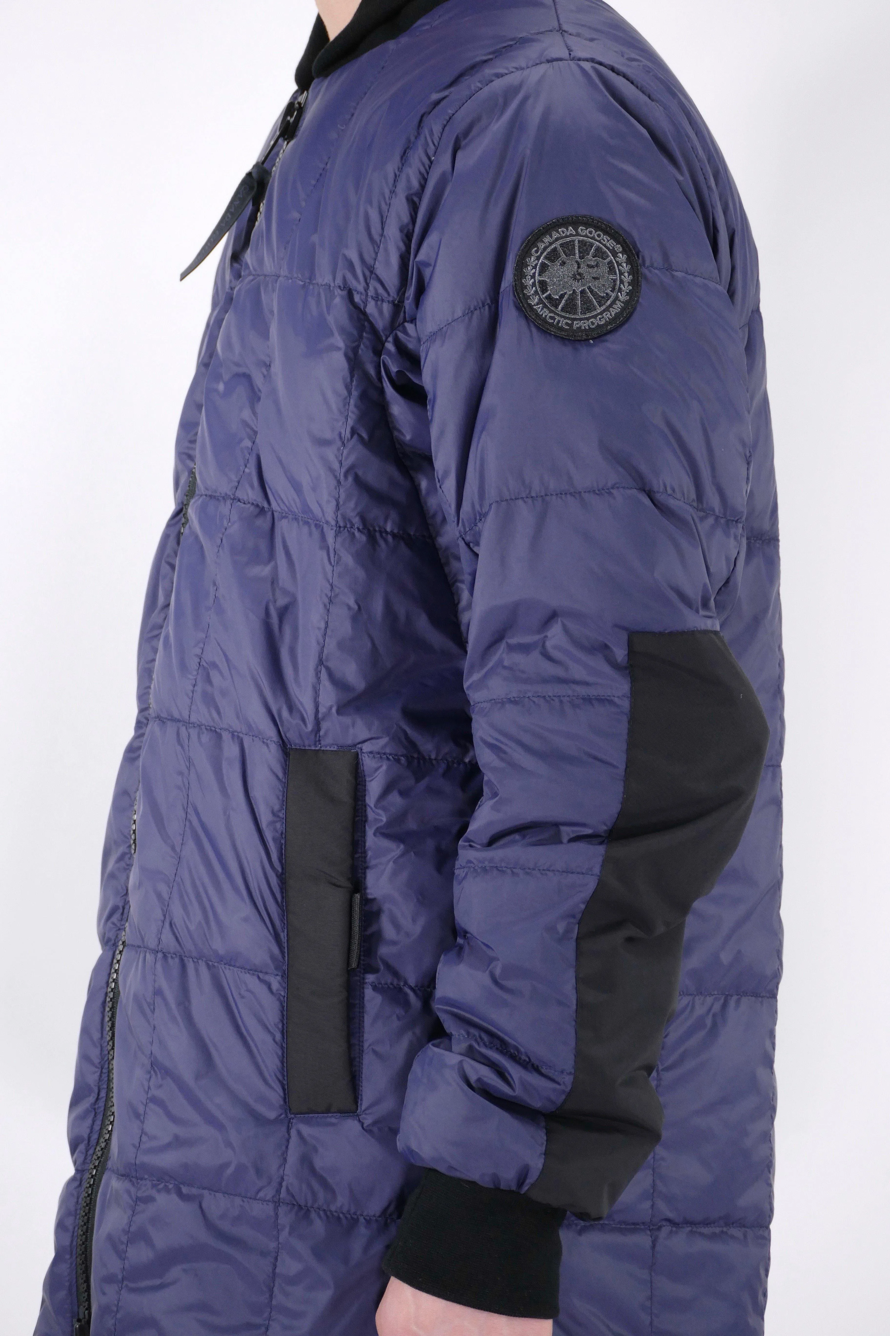 Canada Goose Mens Lite Jacket Harbord Black Label - Navy