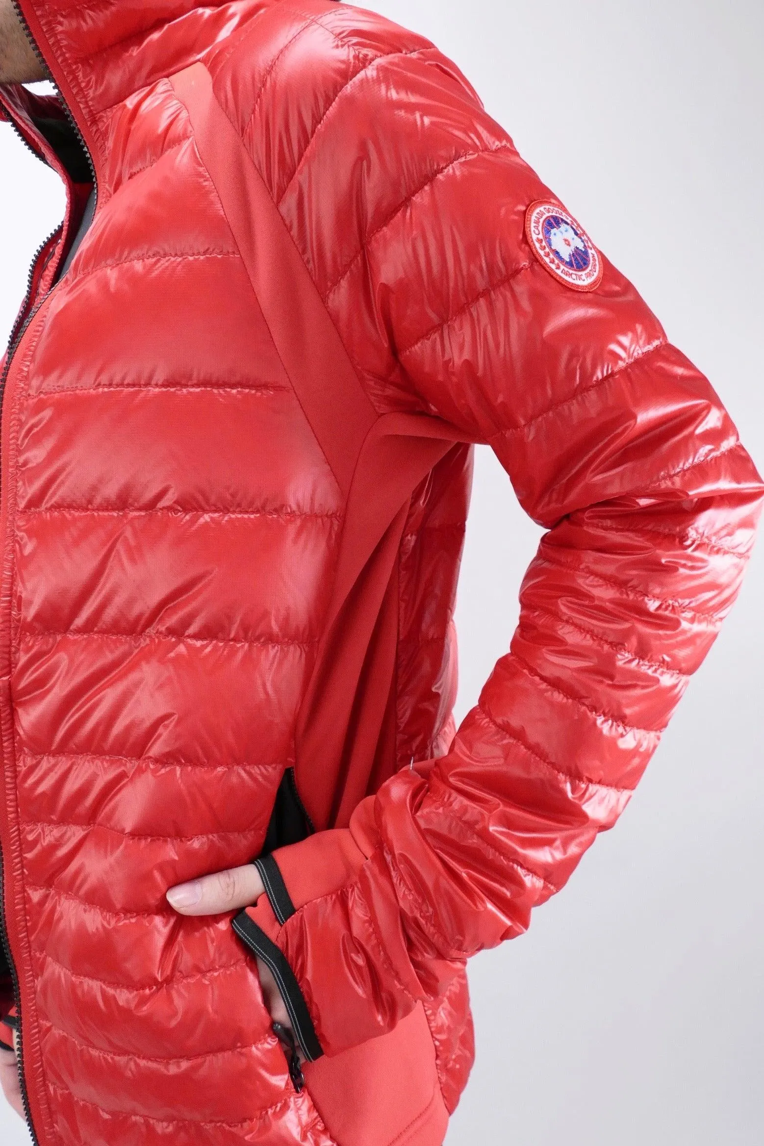 Canada Goose Mens Lite Jacket Hybridge Lite Q  - Red