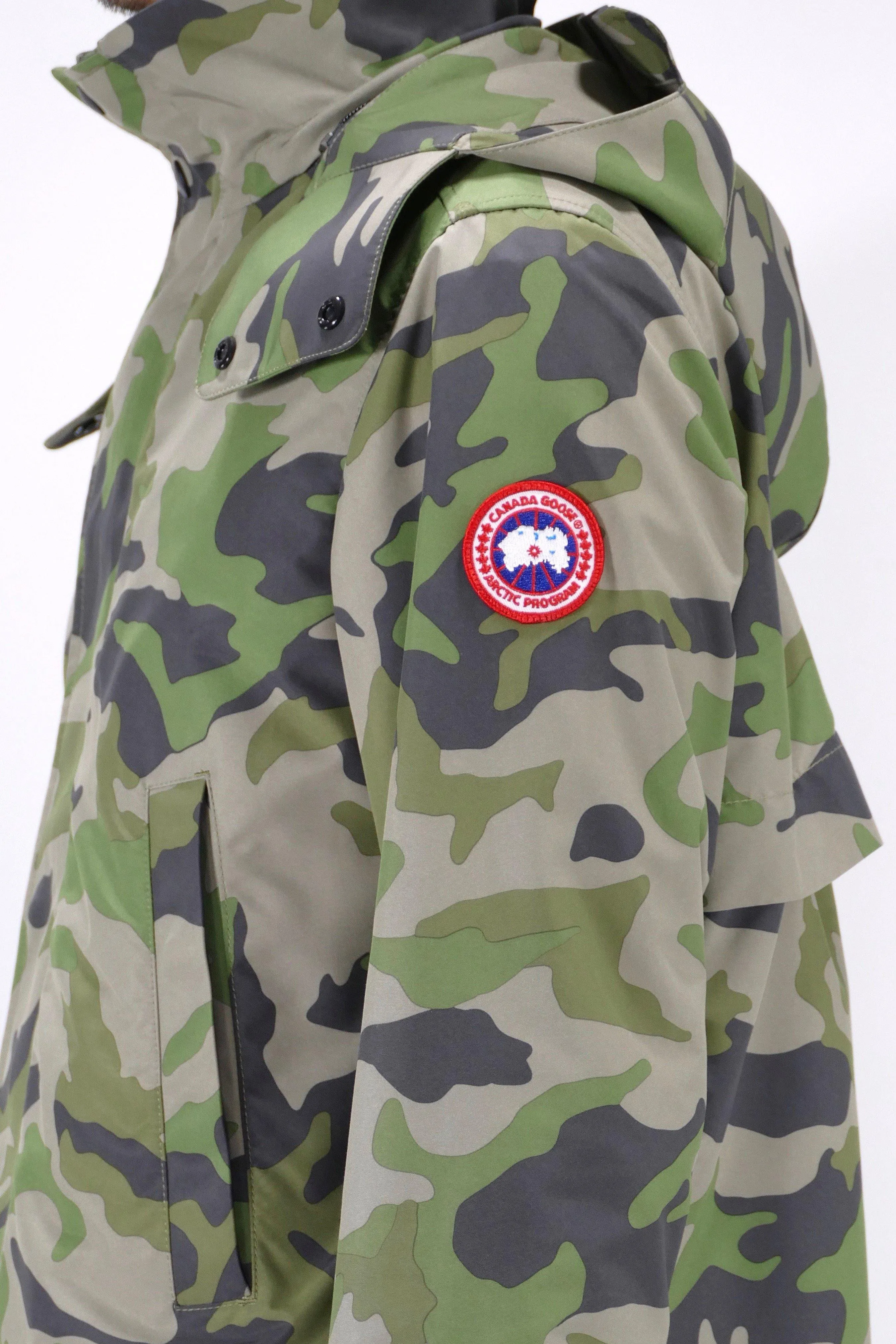 Canada Goose Mens Wind Jacket Crew Trench - Camo