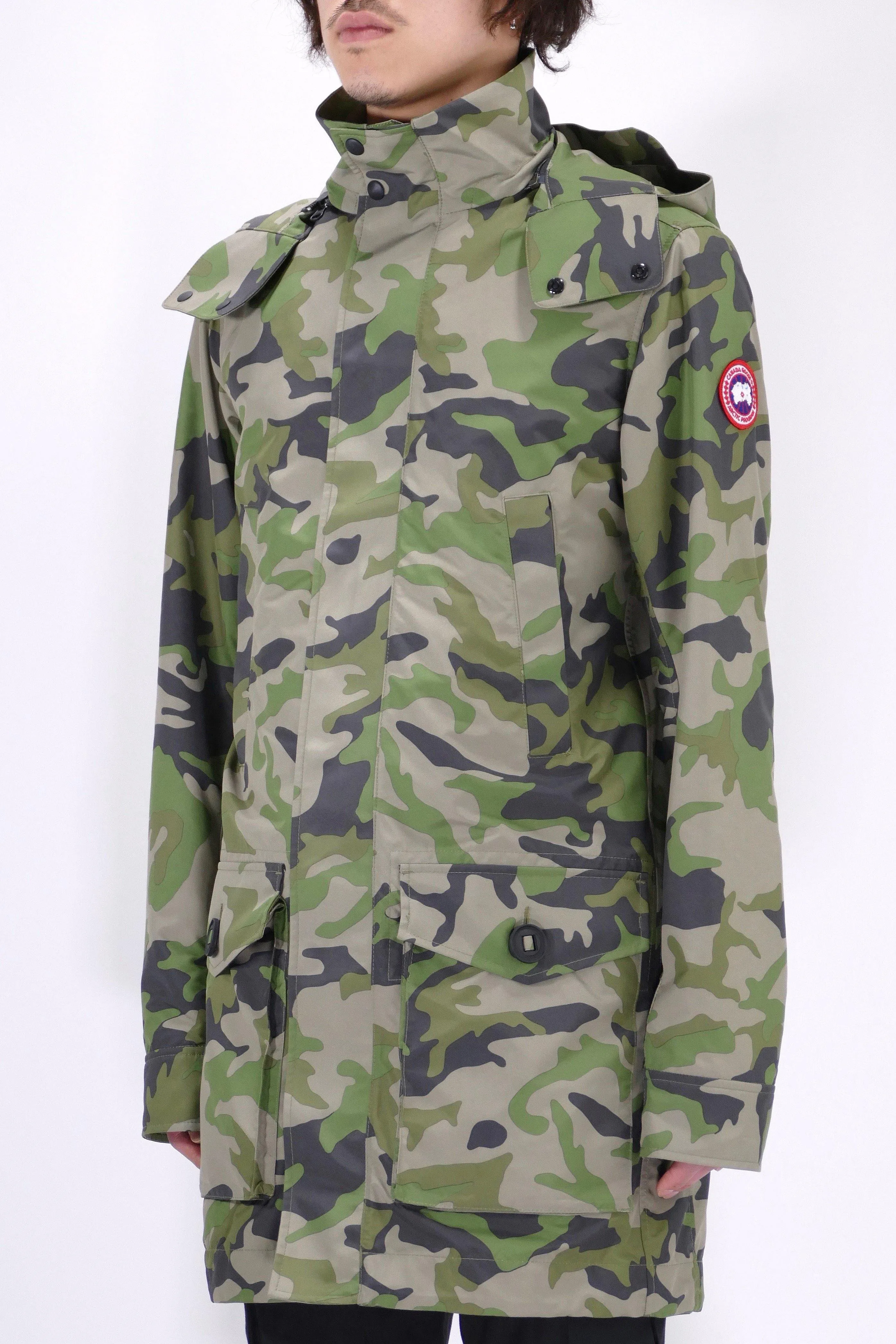 Canada Goose Mens Wind Jacket Crew Trench - Camo