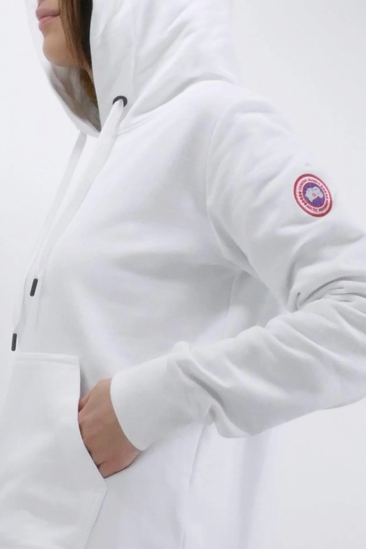 Canada Goose Womens Knit Hoody Muskoka - White