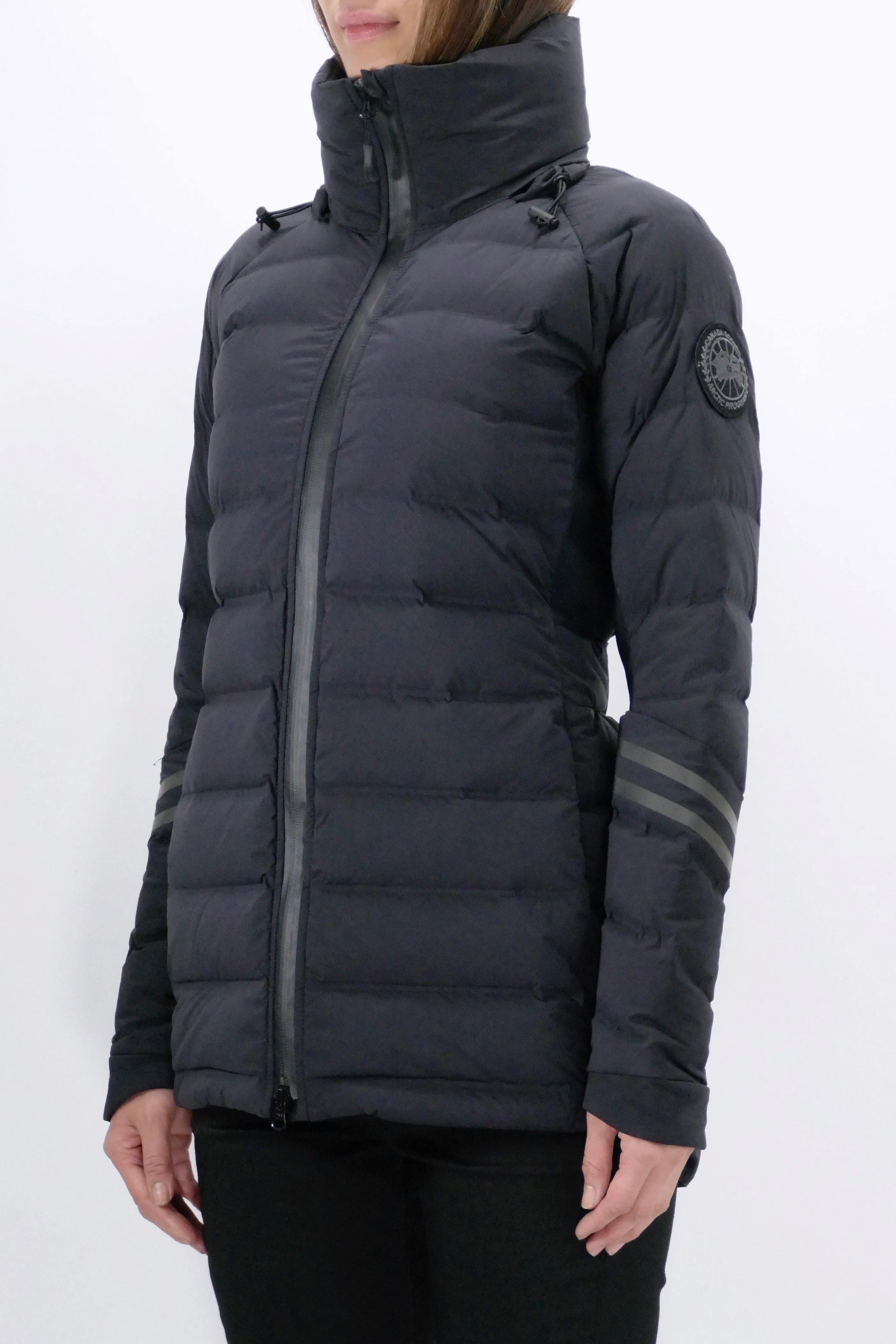 Canada Goose Womens Lite Jacket Hybridge CW Black Label - Black