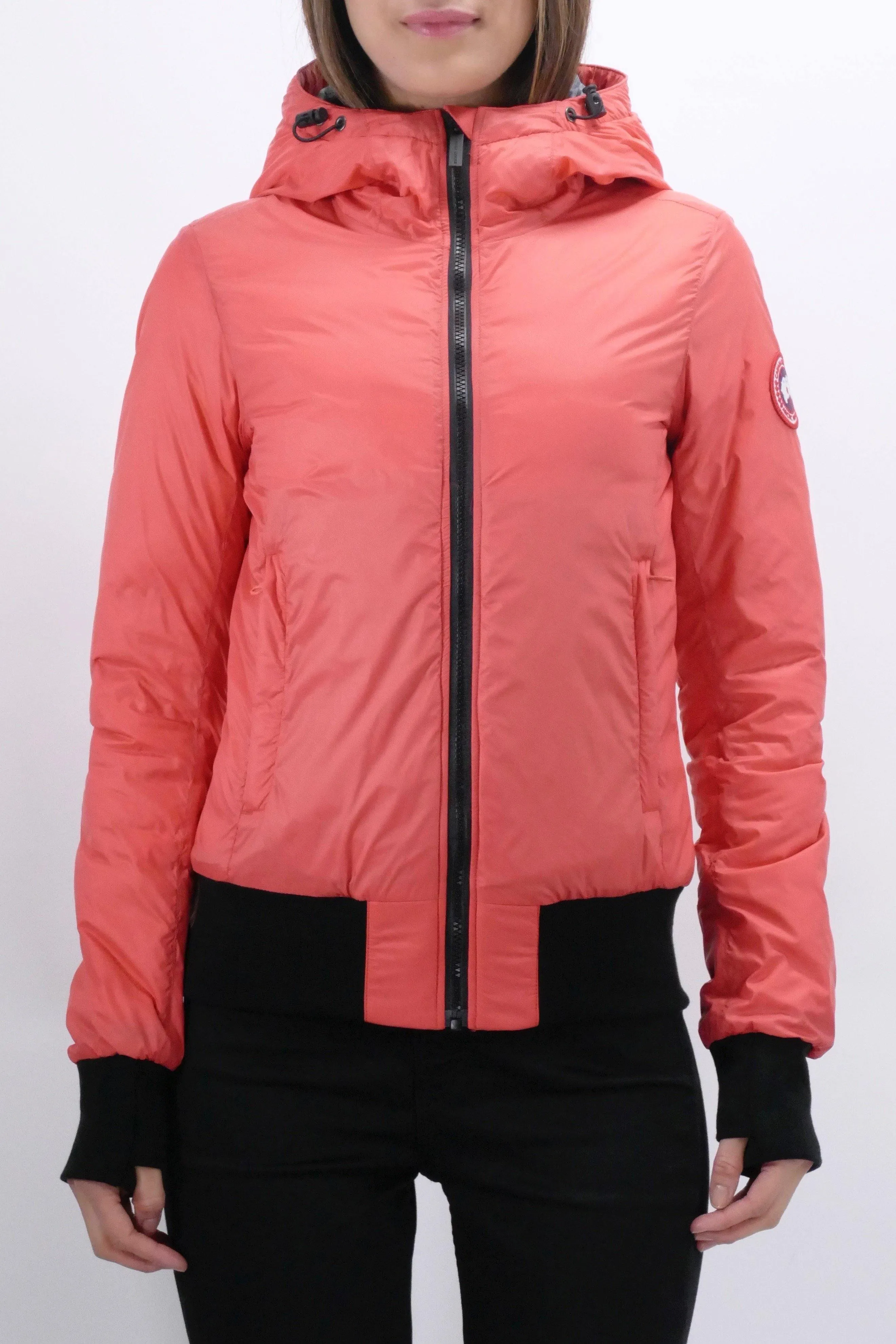 Canada Goose Womens Lite Jacket Hybridge Hoody Dore - Fire Bud