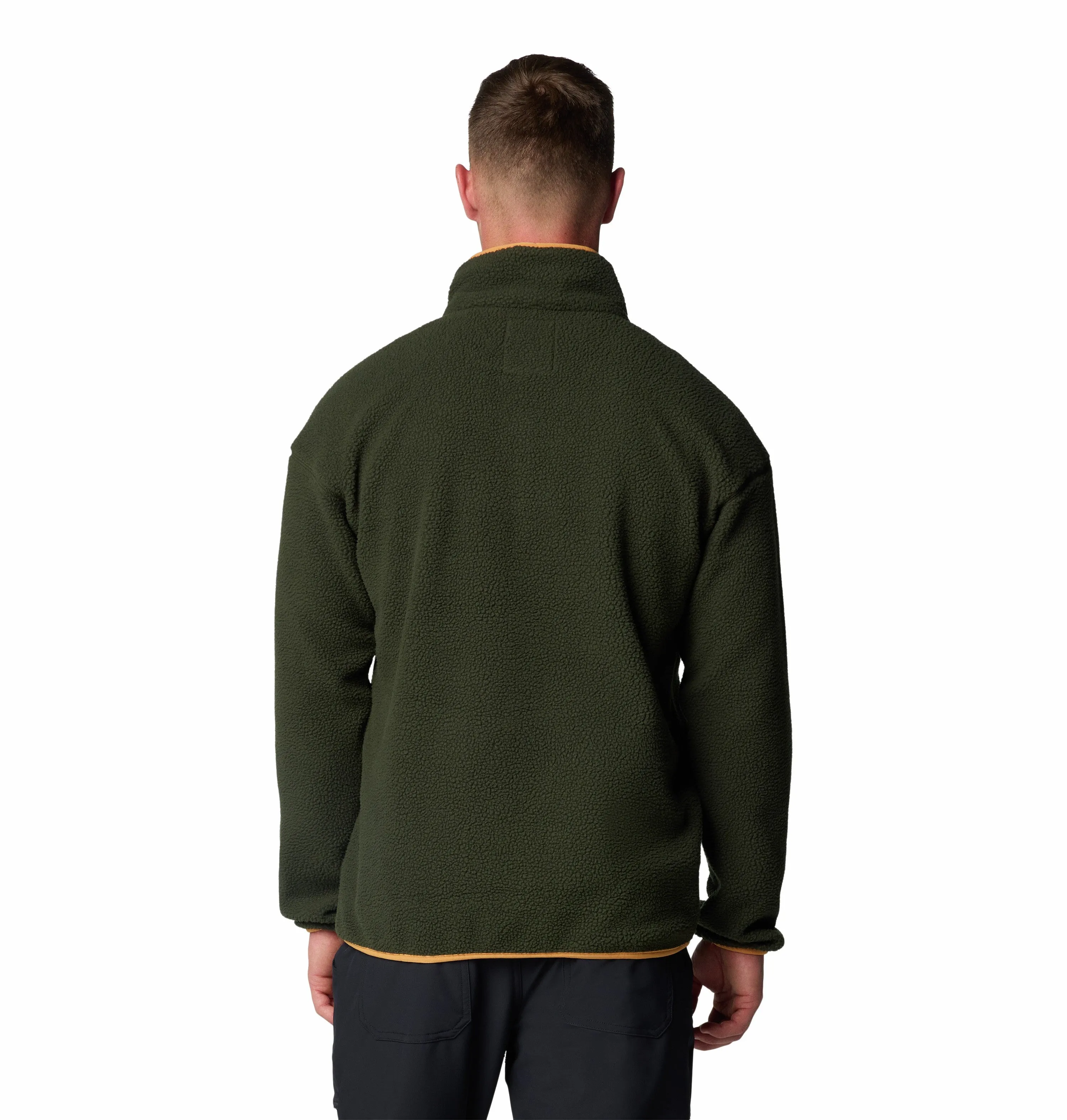 Columbia Mens Helvetia II Regular Fit Half Snap Fleece-GREEN