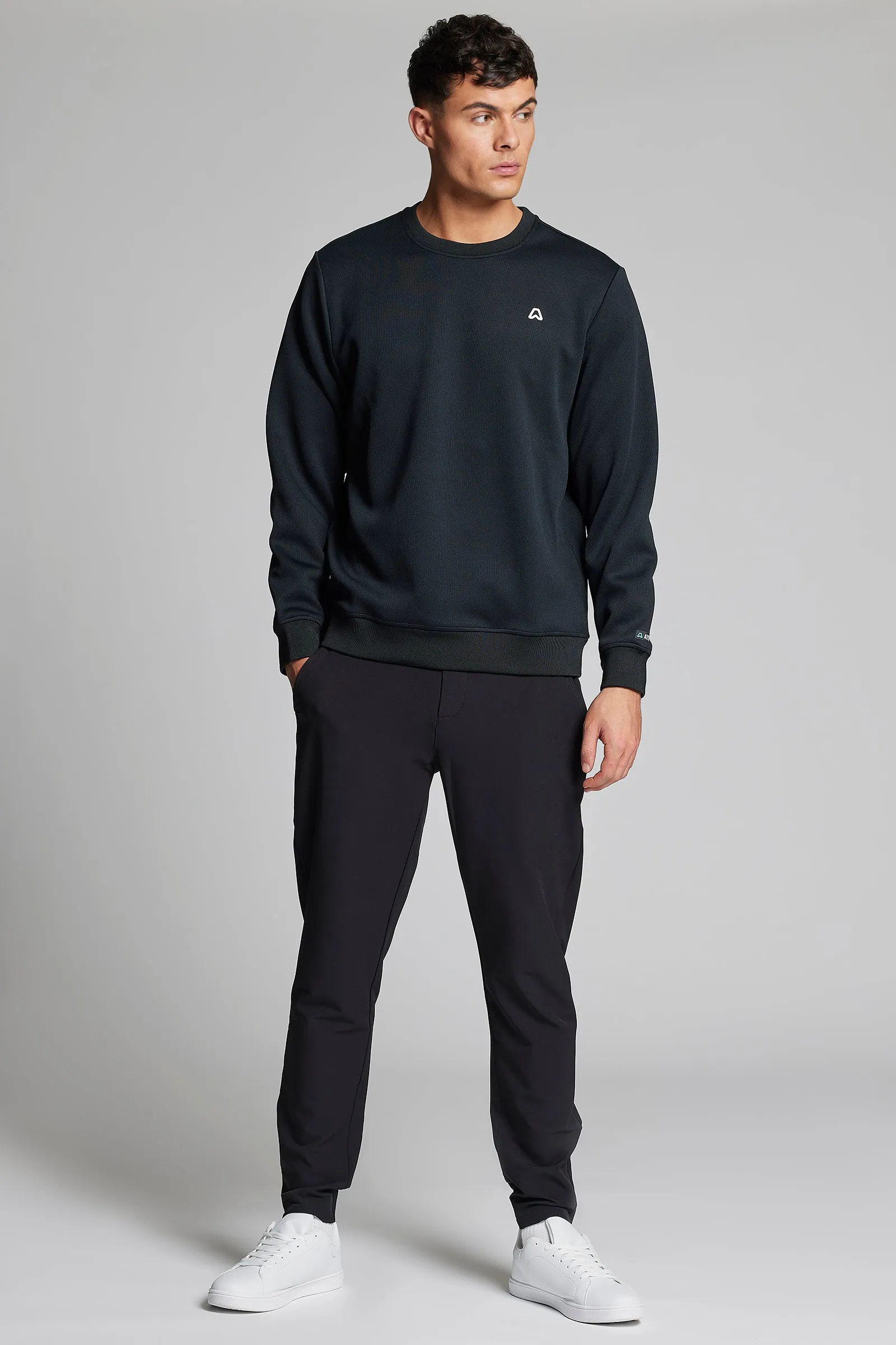 Crew Sweater - Putter Black