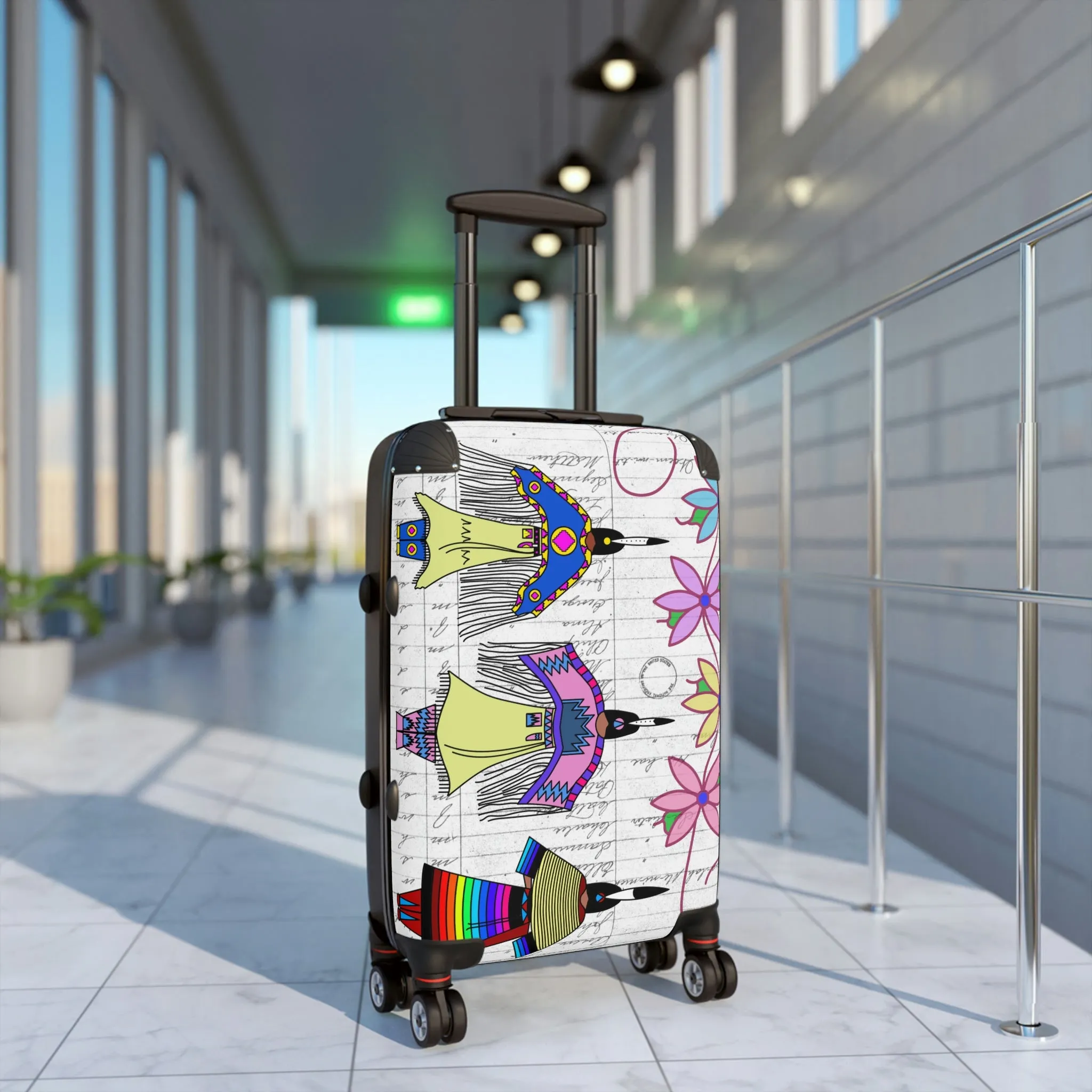 Dancing Ladies Suitcases (three sizes)