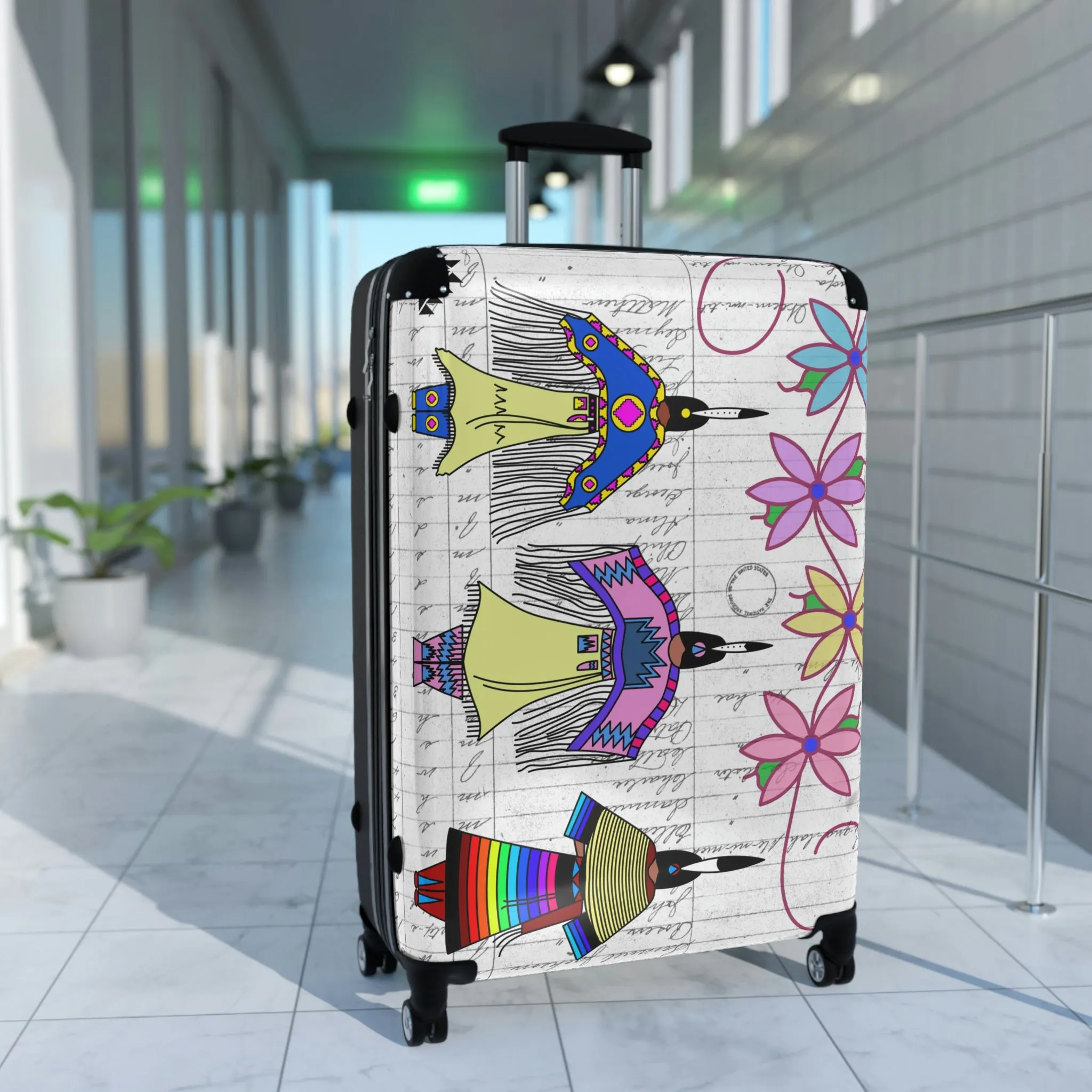 Dancing Ladies Suitcases (three sizes)