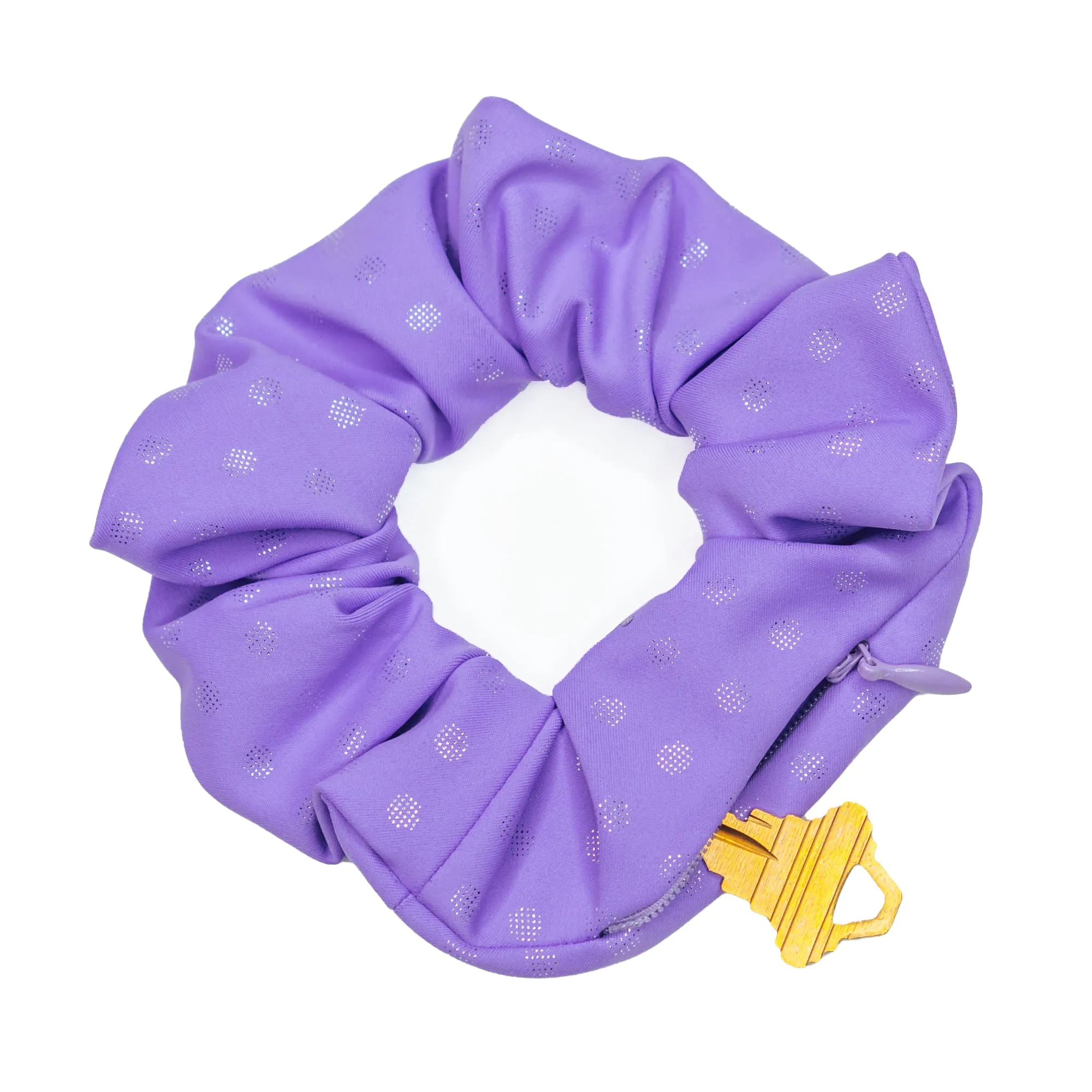 Darling Duck Zipper Scrunchie