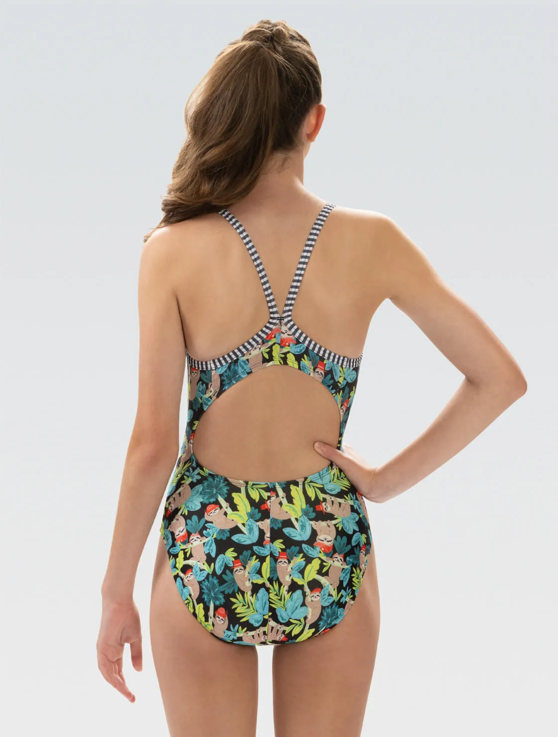 Dolfin Uglies Hang Tight V-Back One Piece Swimsuit