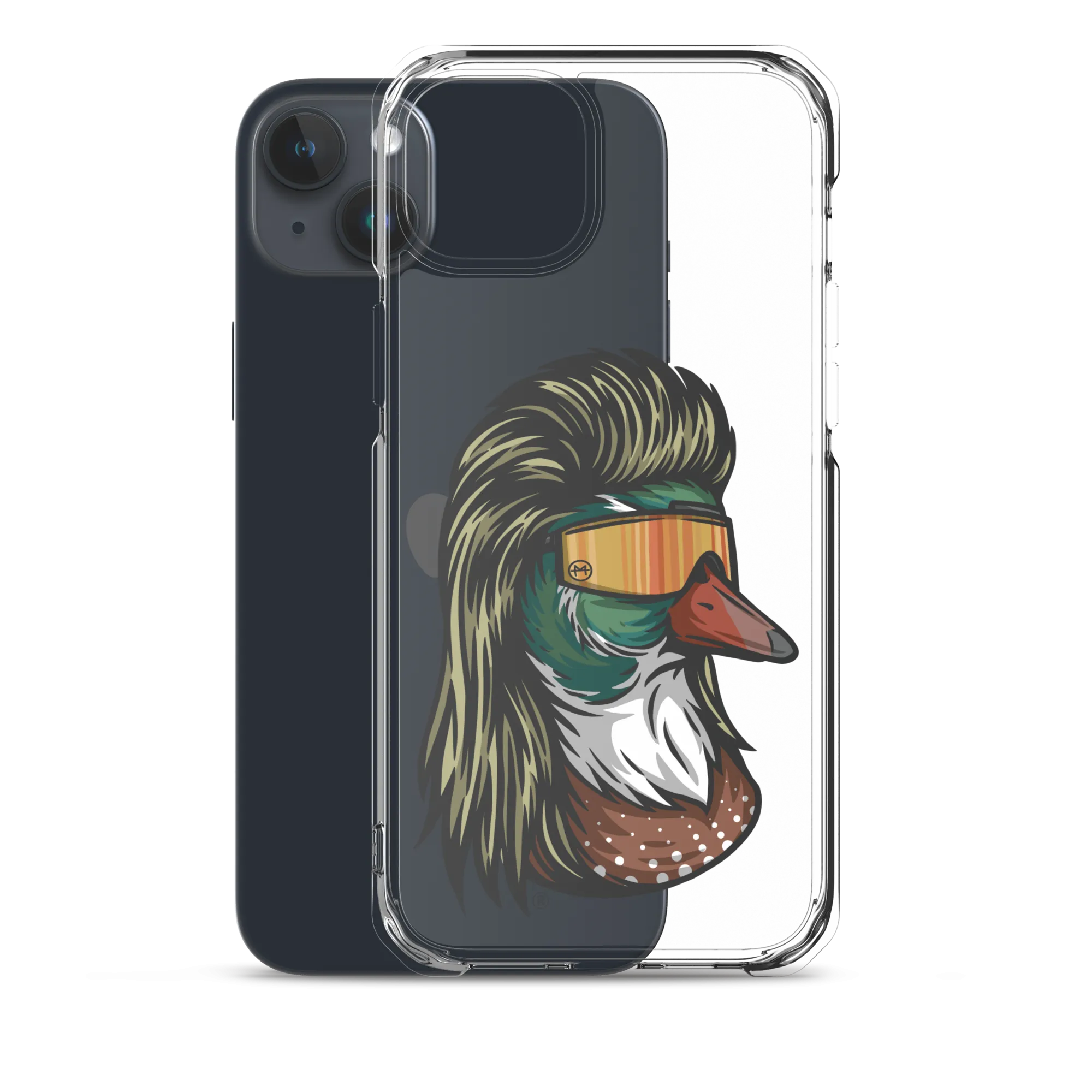 Duck Mullet iPhone Case - Clear