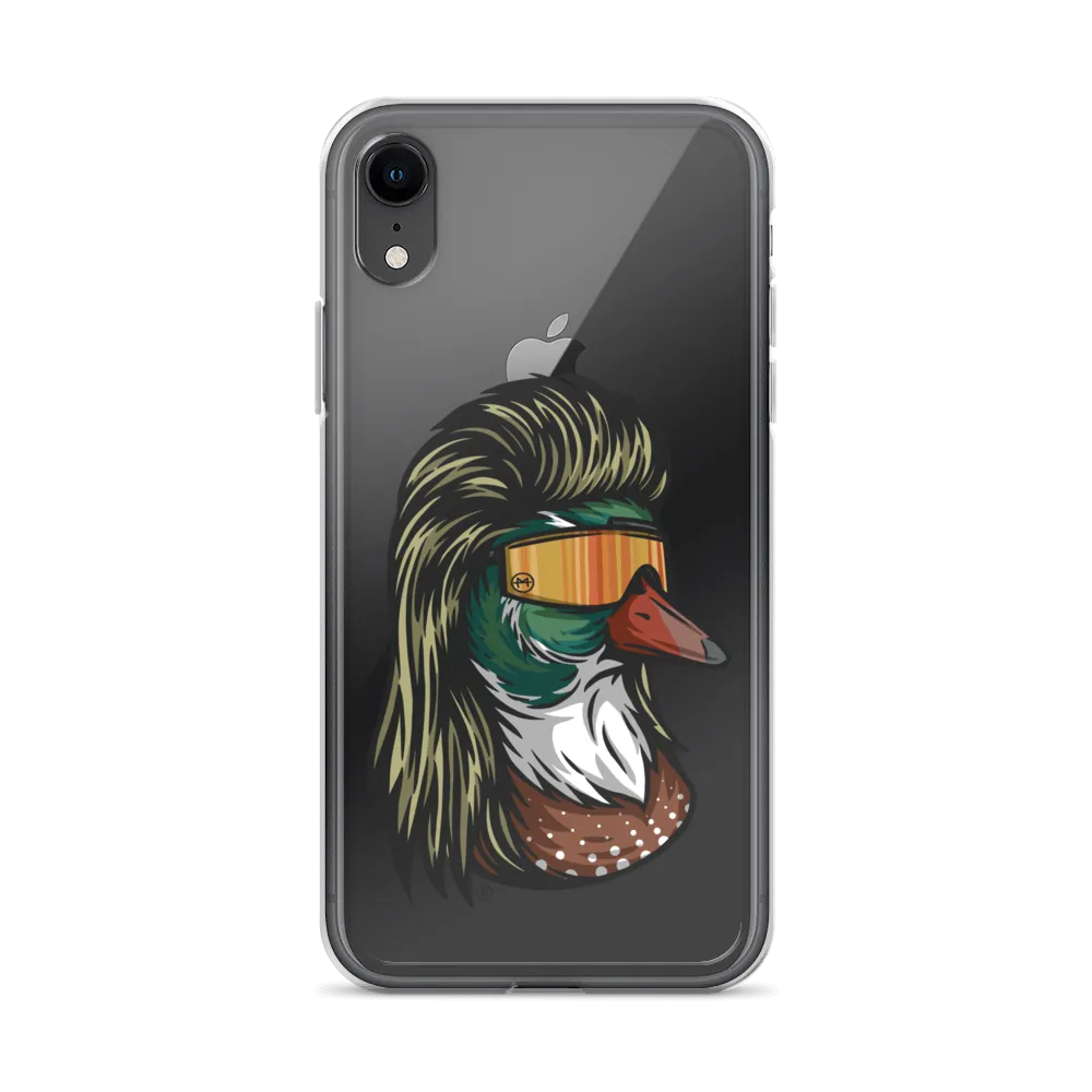 Duck Mullet iPhone Case - Clear