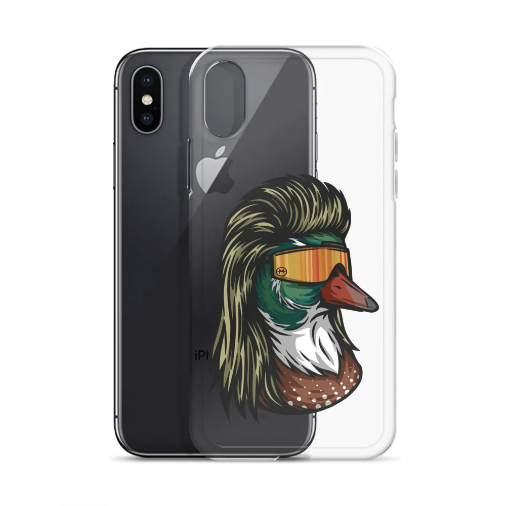 Duck Mullet iPhone Case - Clear