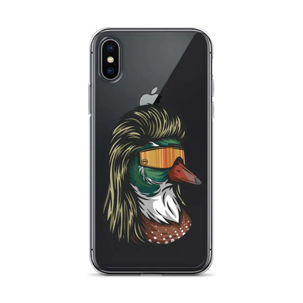 Duck Mullet iPhone Case - Clear