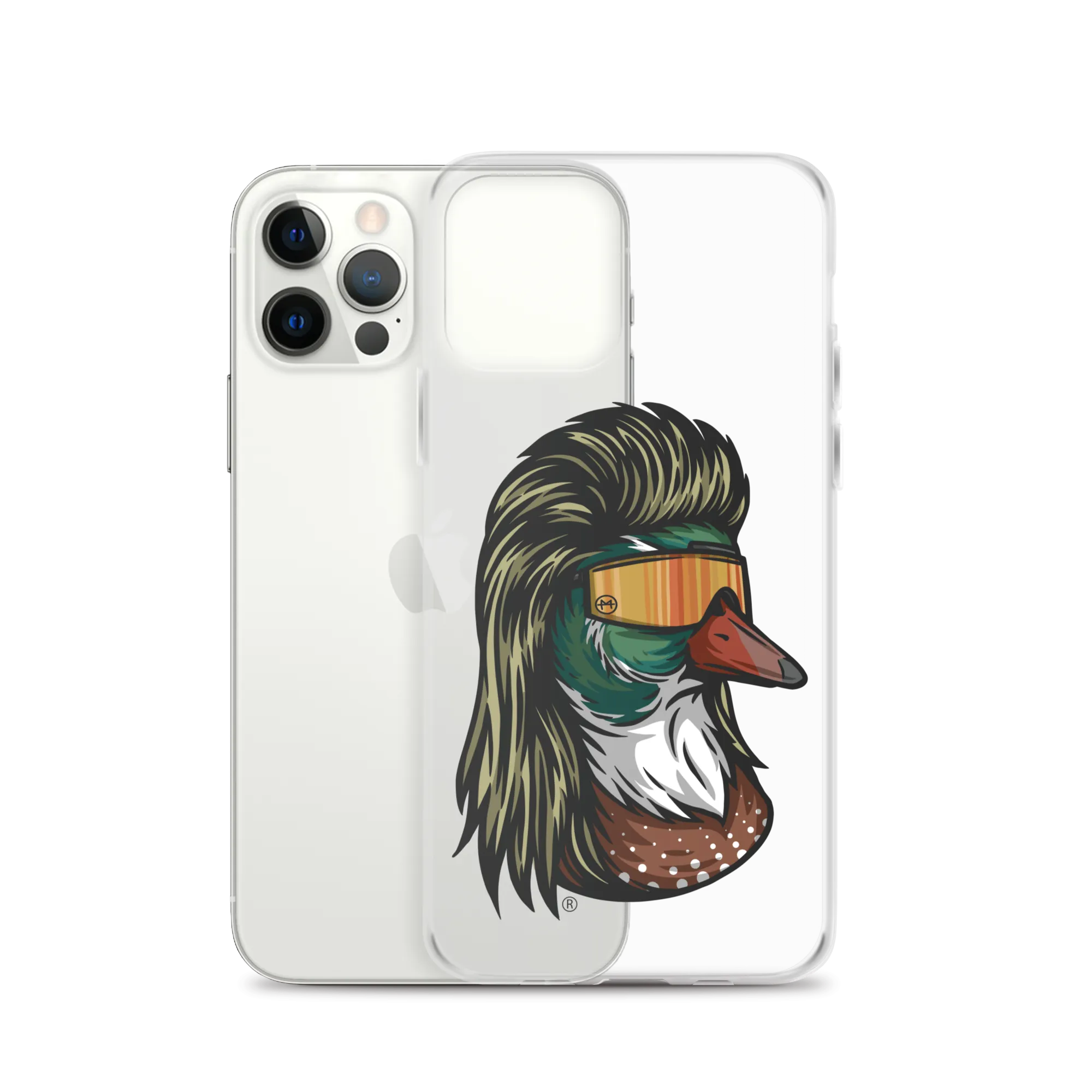 Duck Mullet iPhone Case - Clear