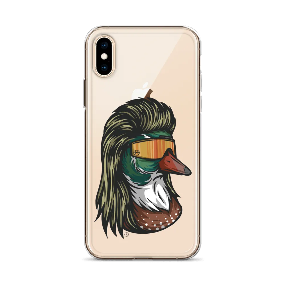 Duck Mullet iPhone Case - Clear