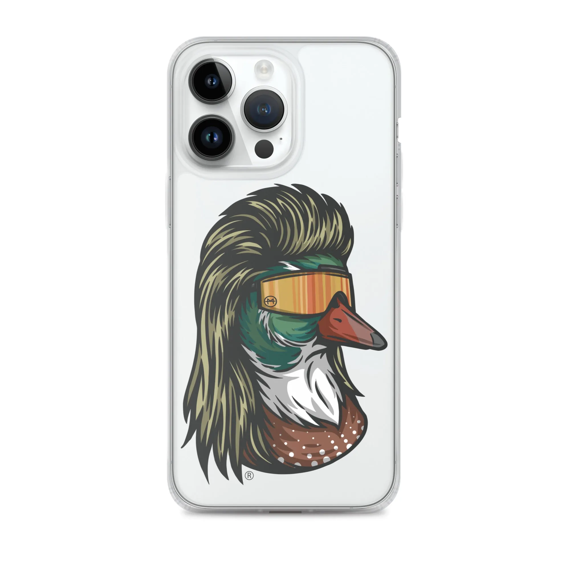 Duck Mullet iPhone Case - Clear