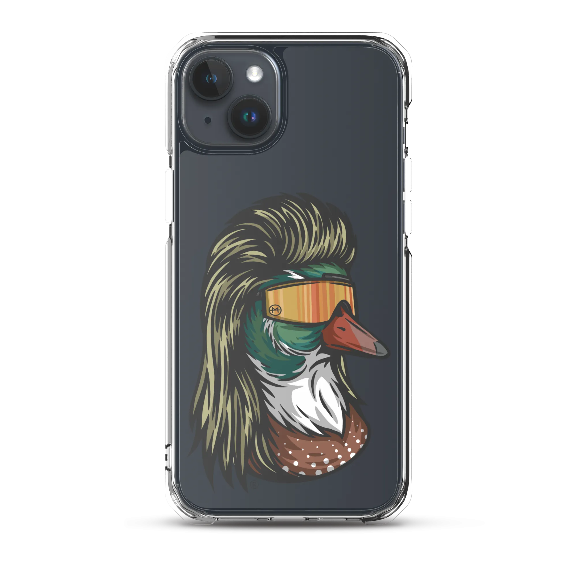 Duck Mullet iPhone Case - Clear