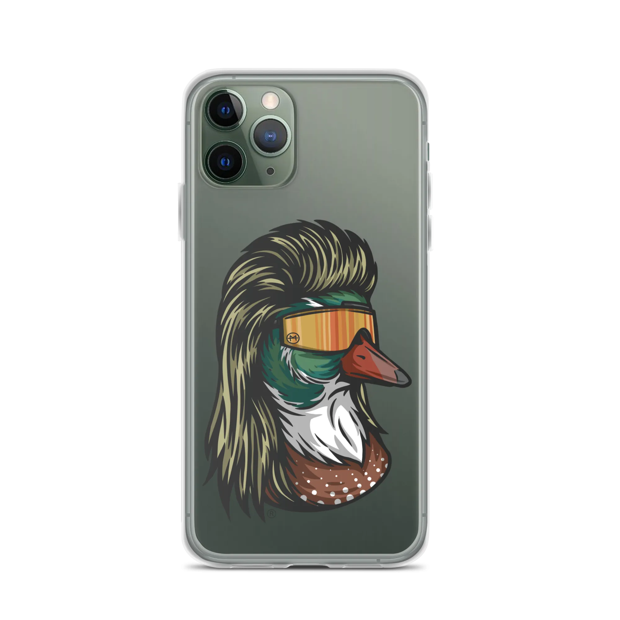 Duck Mullet iPhone Case - Clear