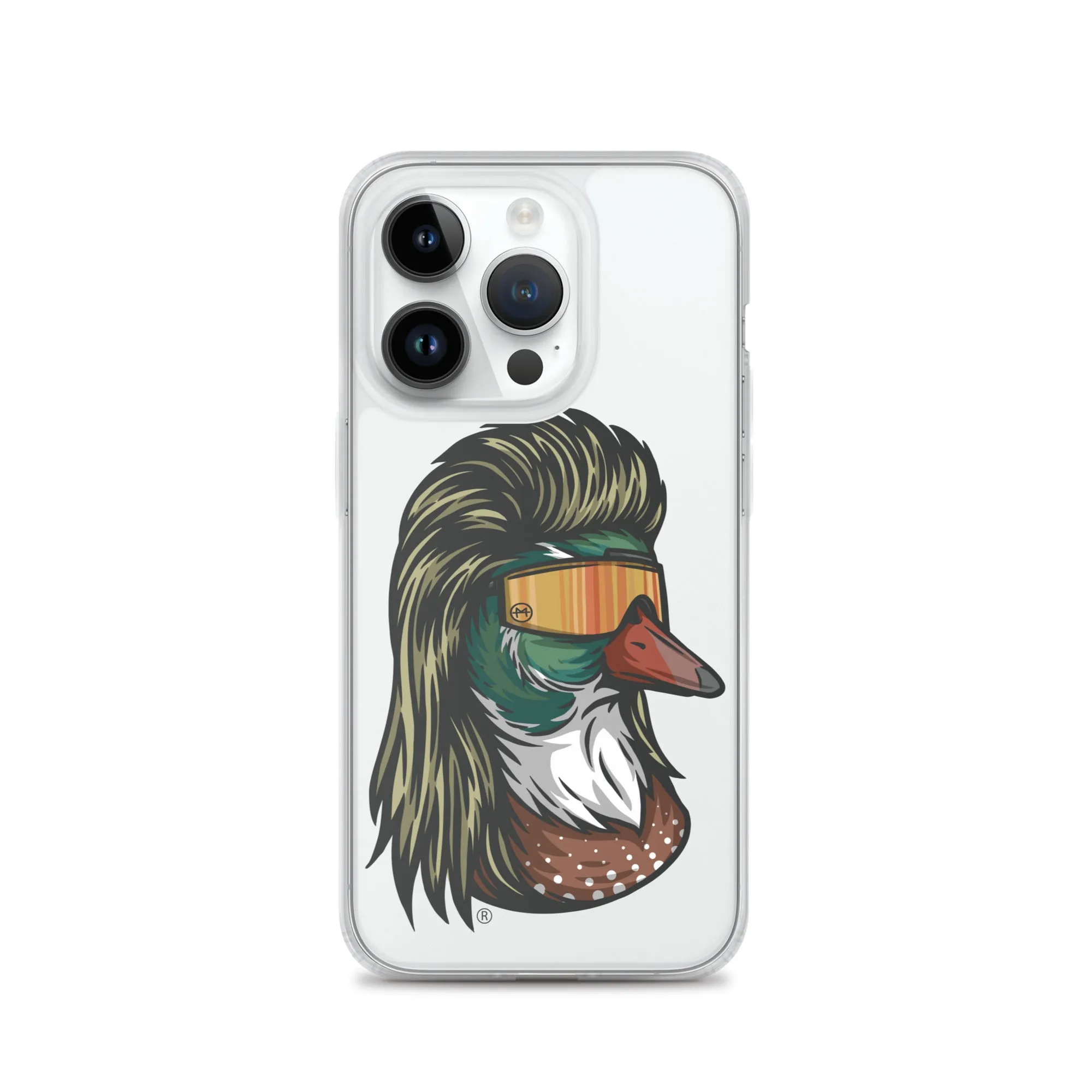 Duck Mullet iPhone Case - Clear