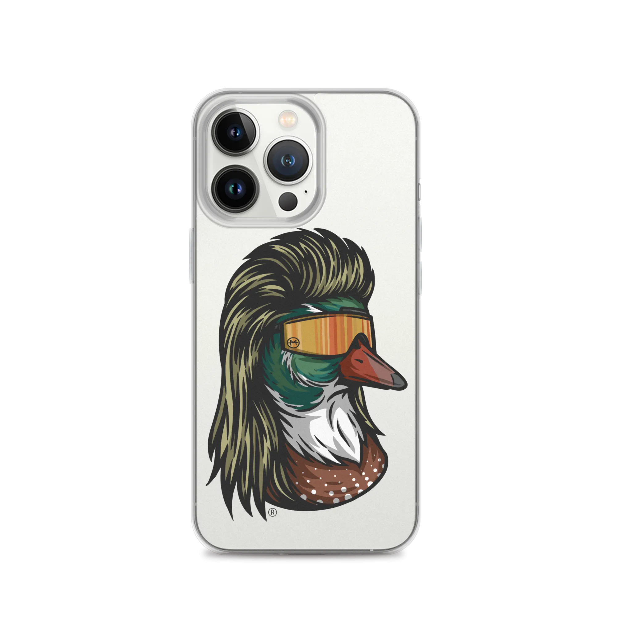 Duck Mullet iPhone Case - Clear