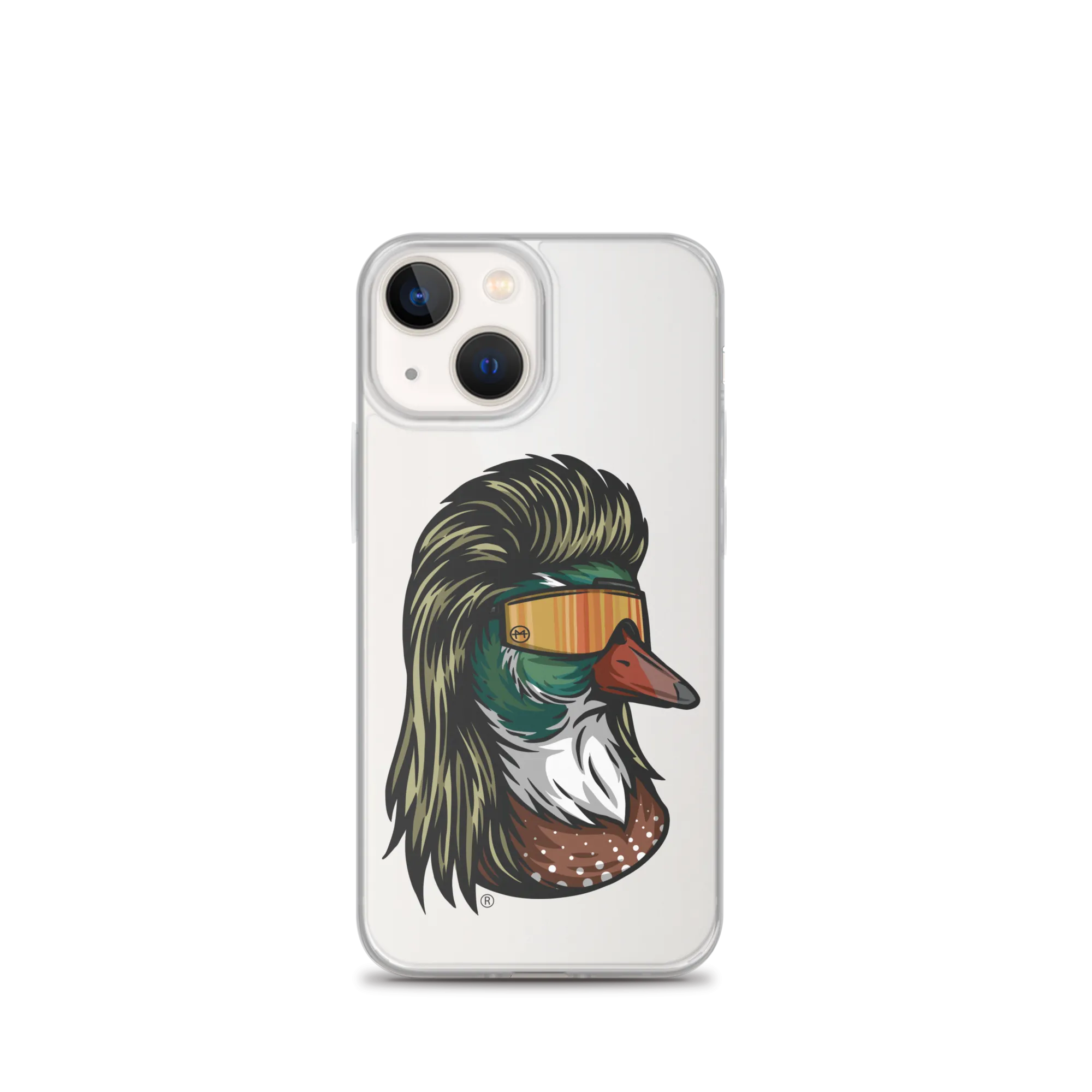 Duck Mullet iPhone Case - Clear