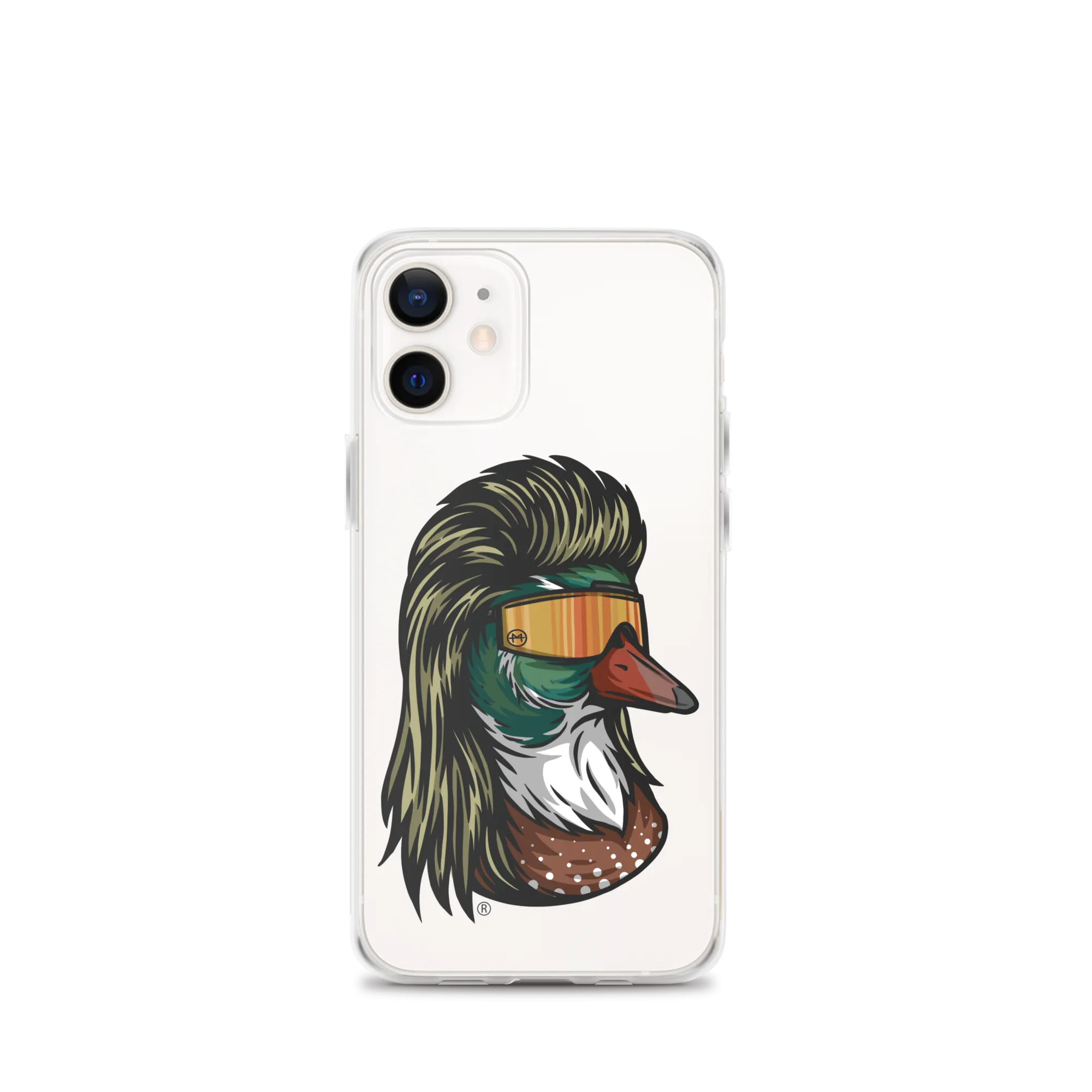 Duck Mullet iPhone Case - Clear