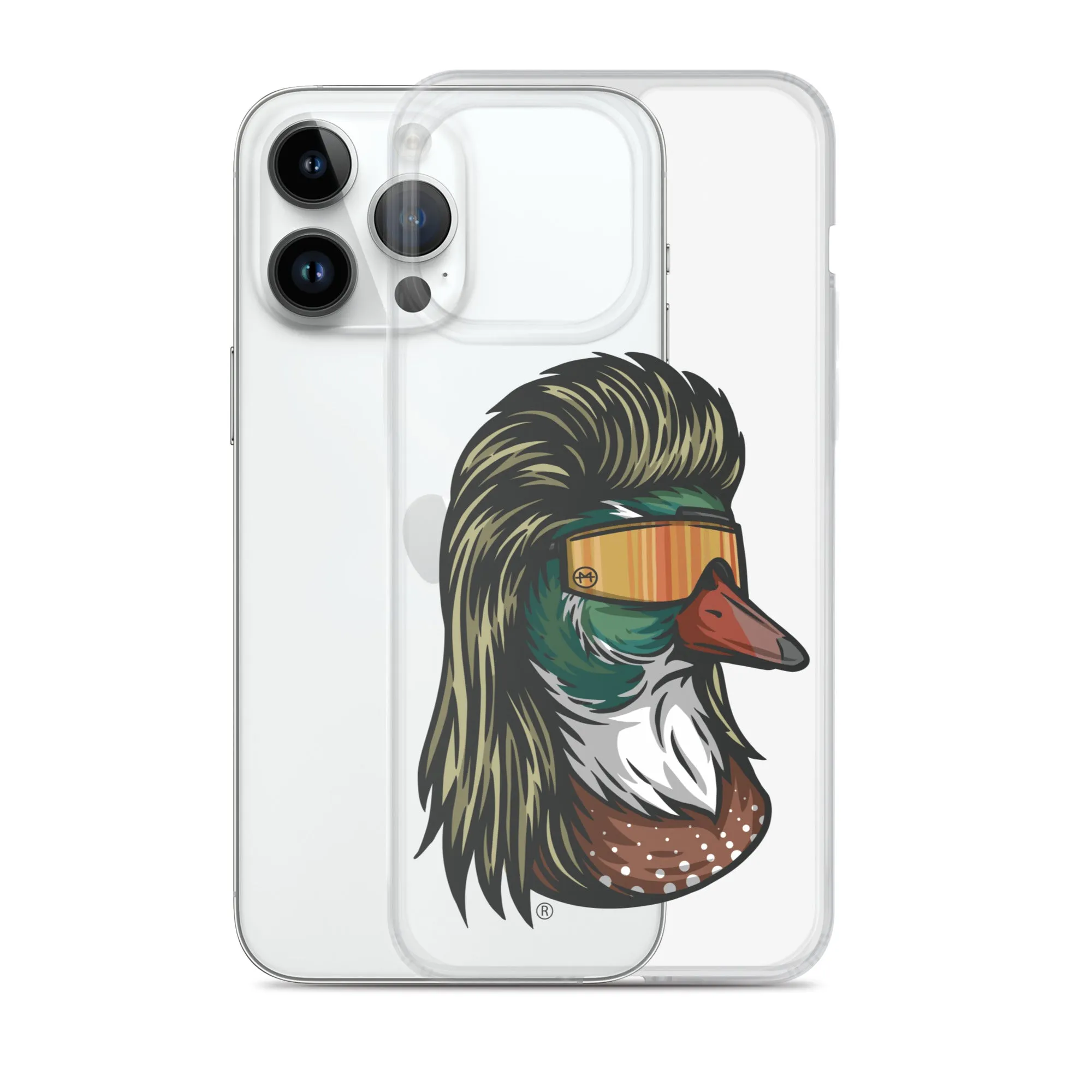 Duck Mullet iPhone Case - Clear