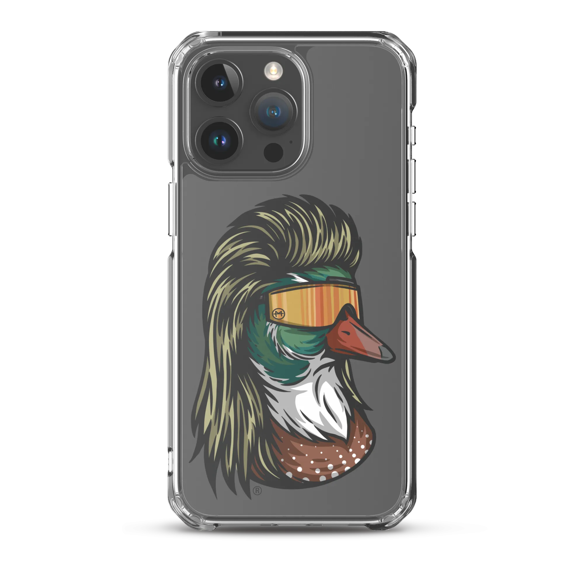 Duck Mullet iPhone Case - Clear