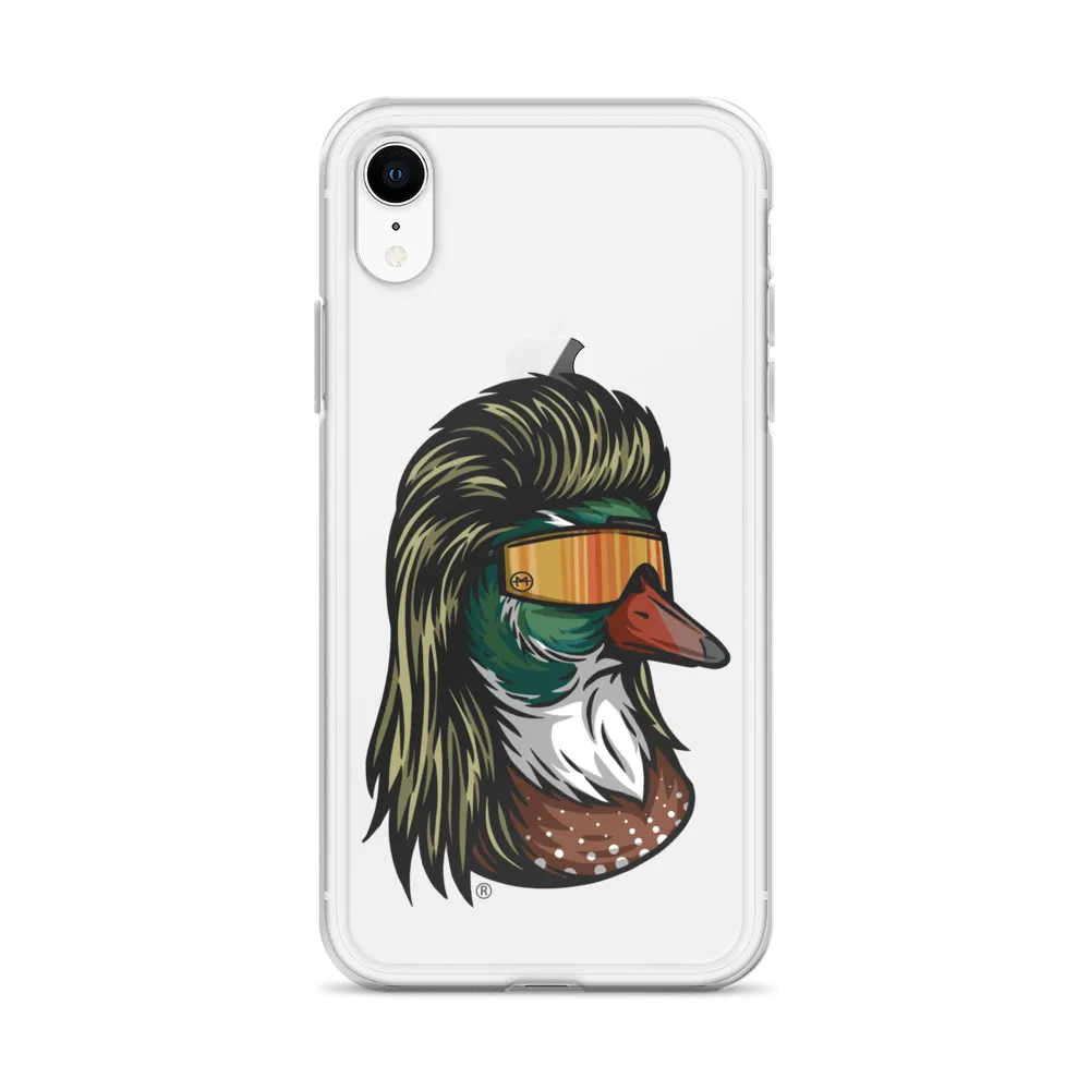 Duck Mullet iPhone Case - Clear