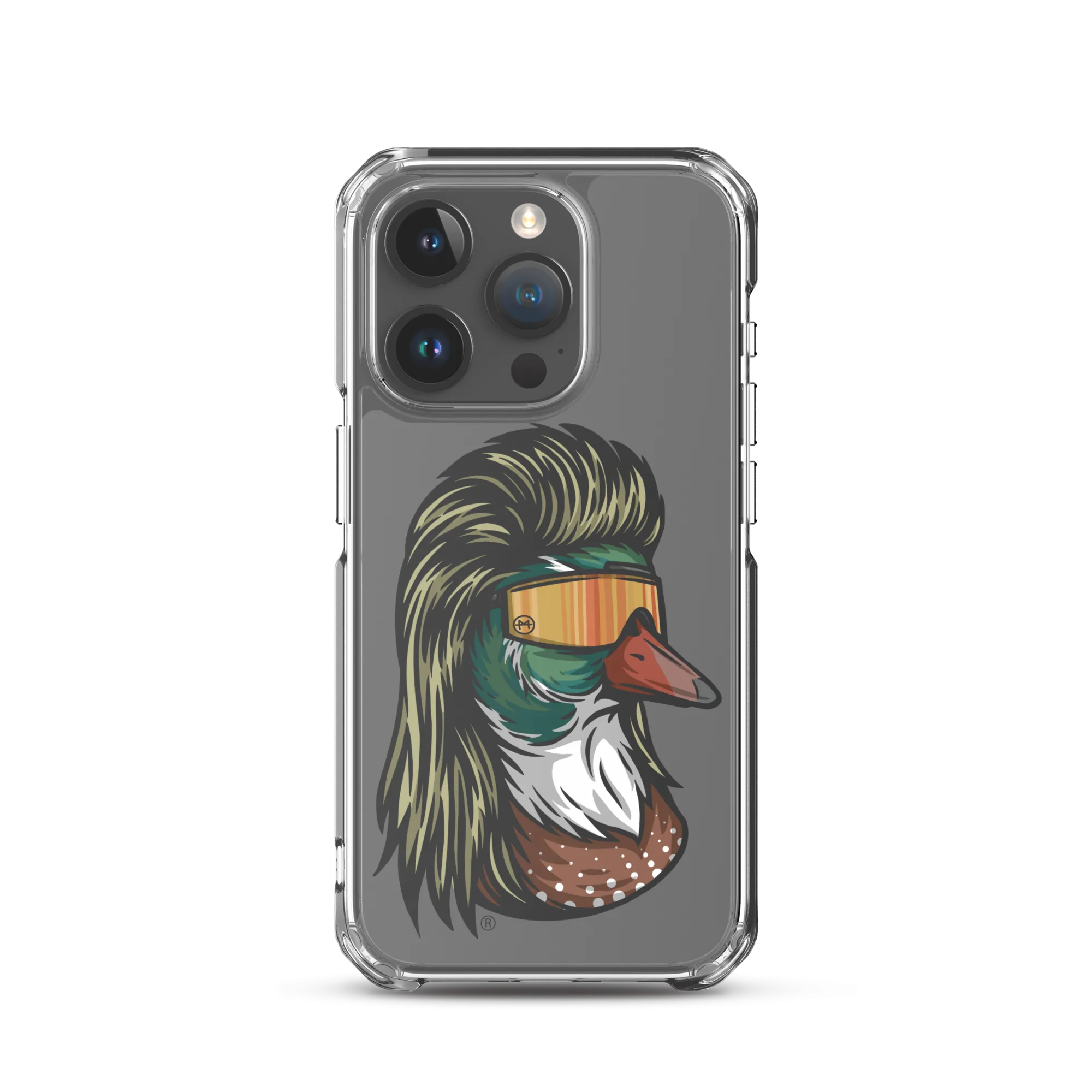 Duck Mullet iPhone Case - Clear