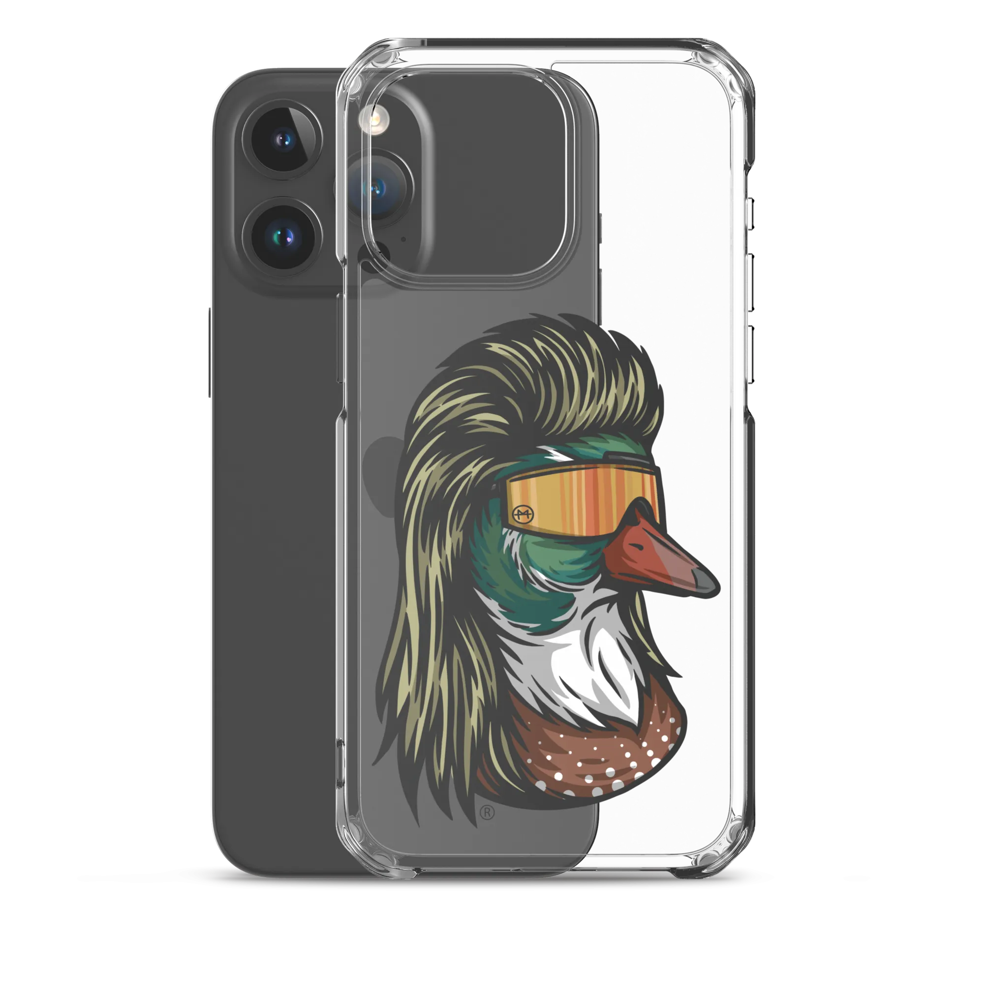 Duck Mullet iPhone Case - Clear