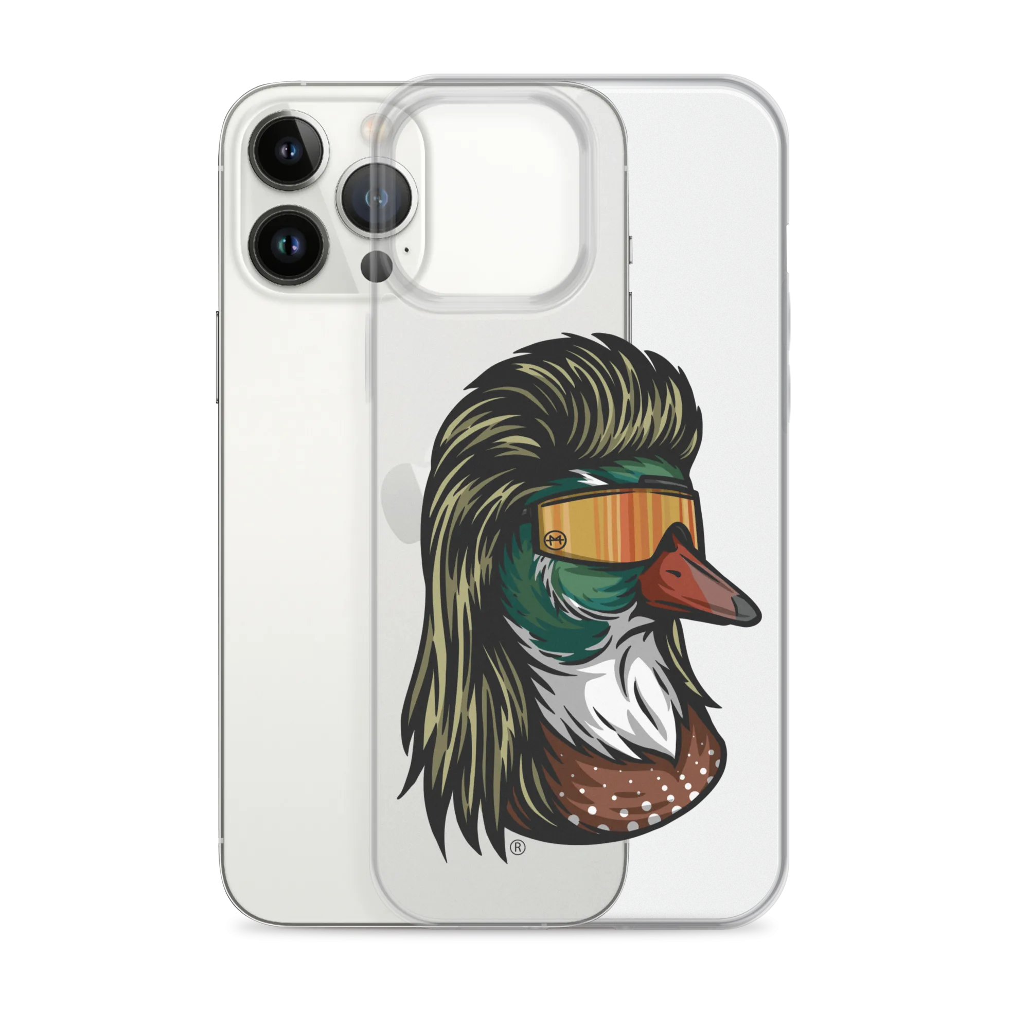 Duck Mullet iPhone Case - Clear