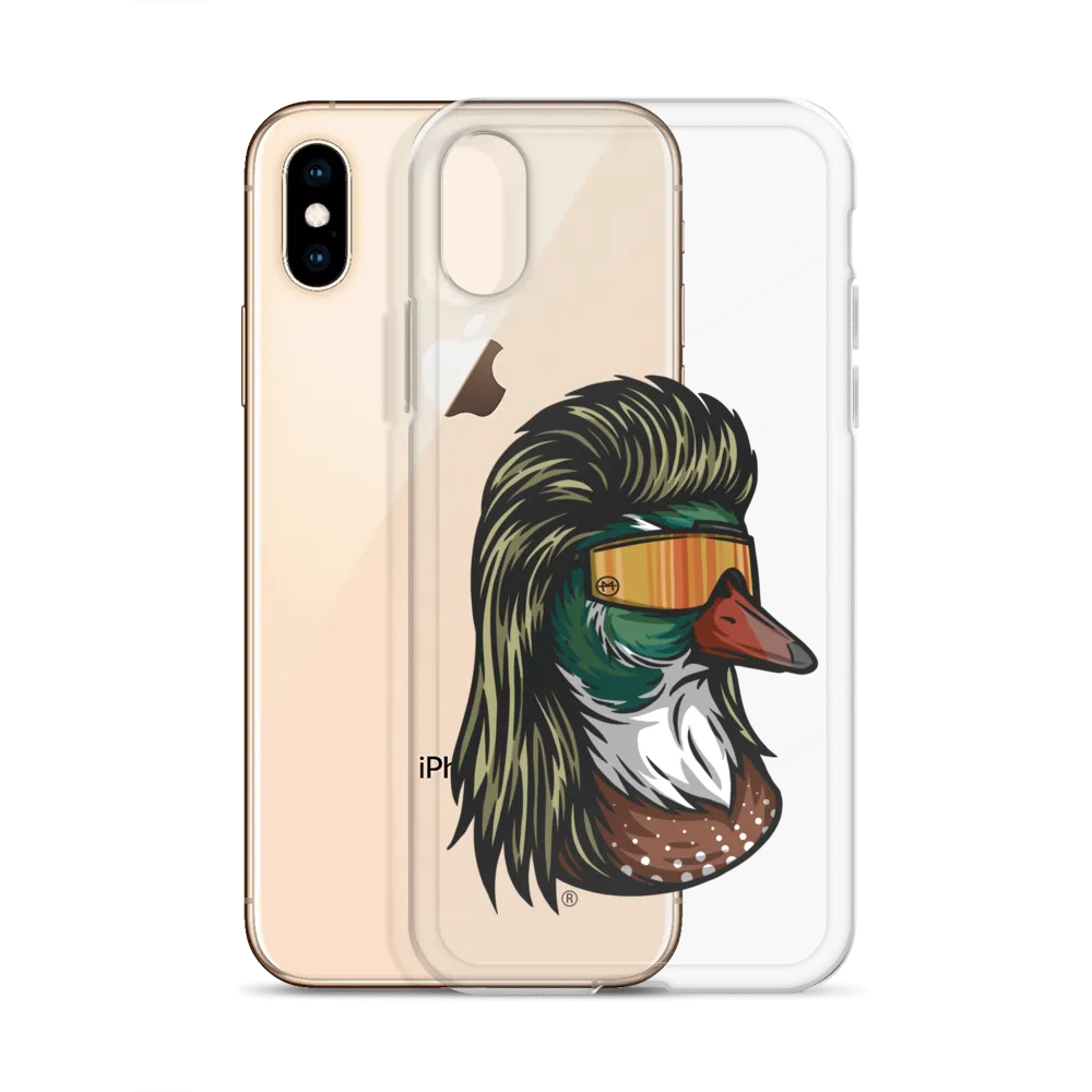 Duck Mullet iPhone Case - Clear