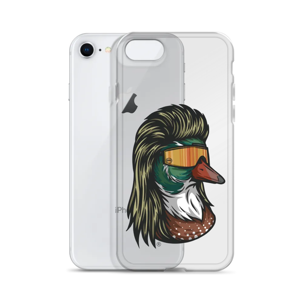 Duck Mullet iPhone Case - Clear