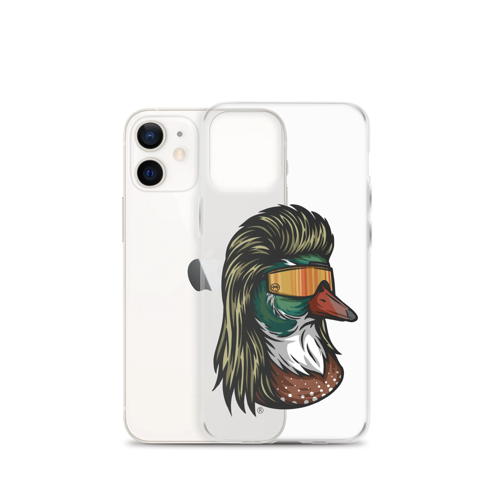 Duck Mullet iPhone Case - Clear