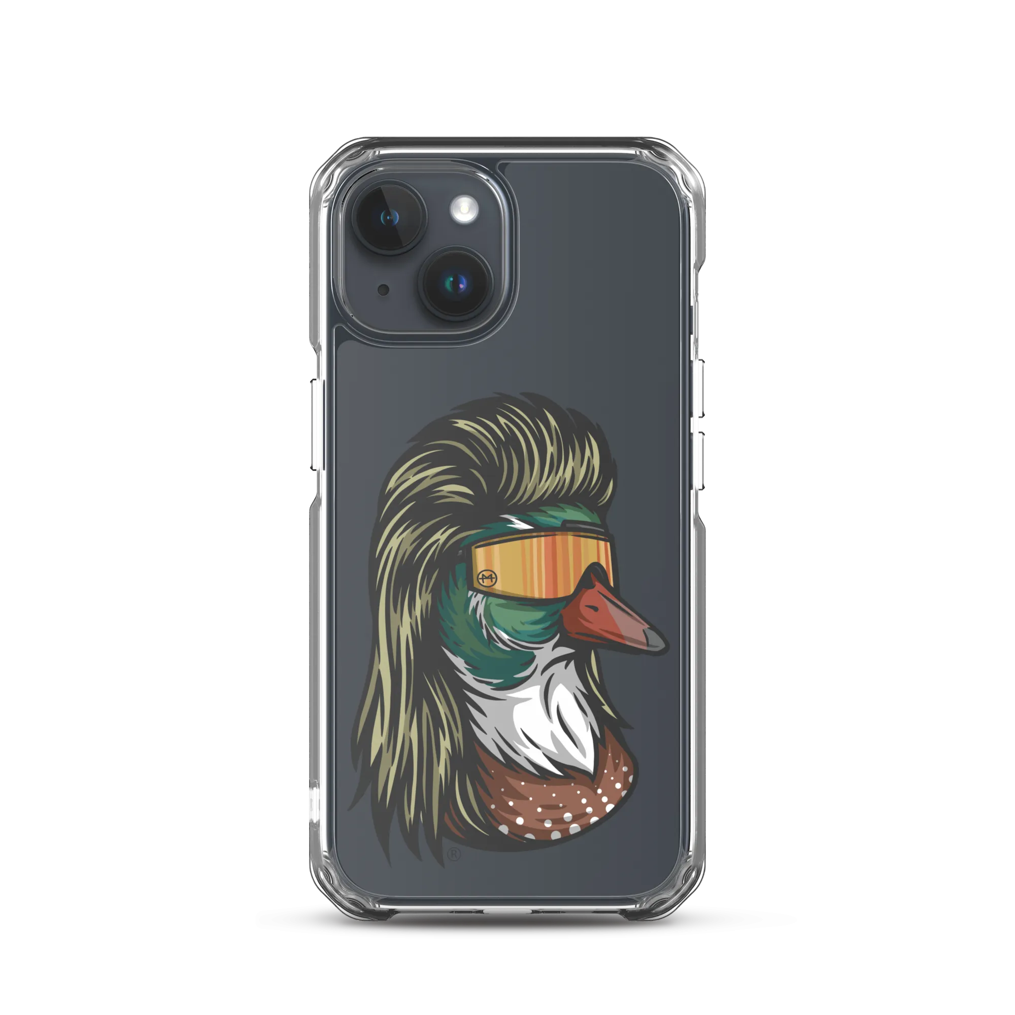 Duck Mullet iPhone Case - Clear