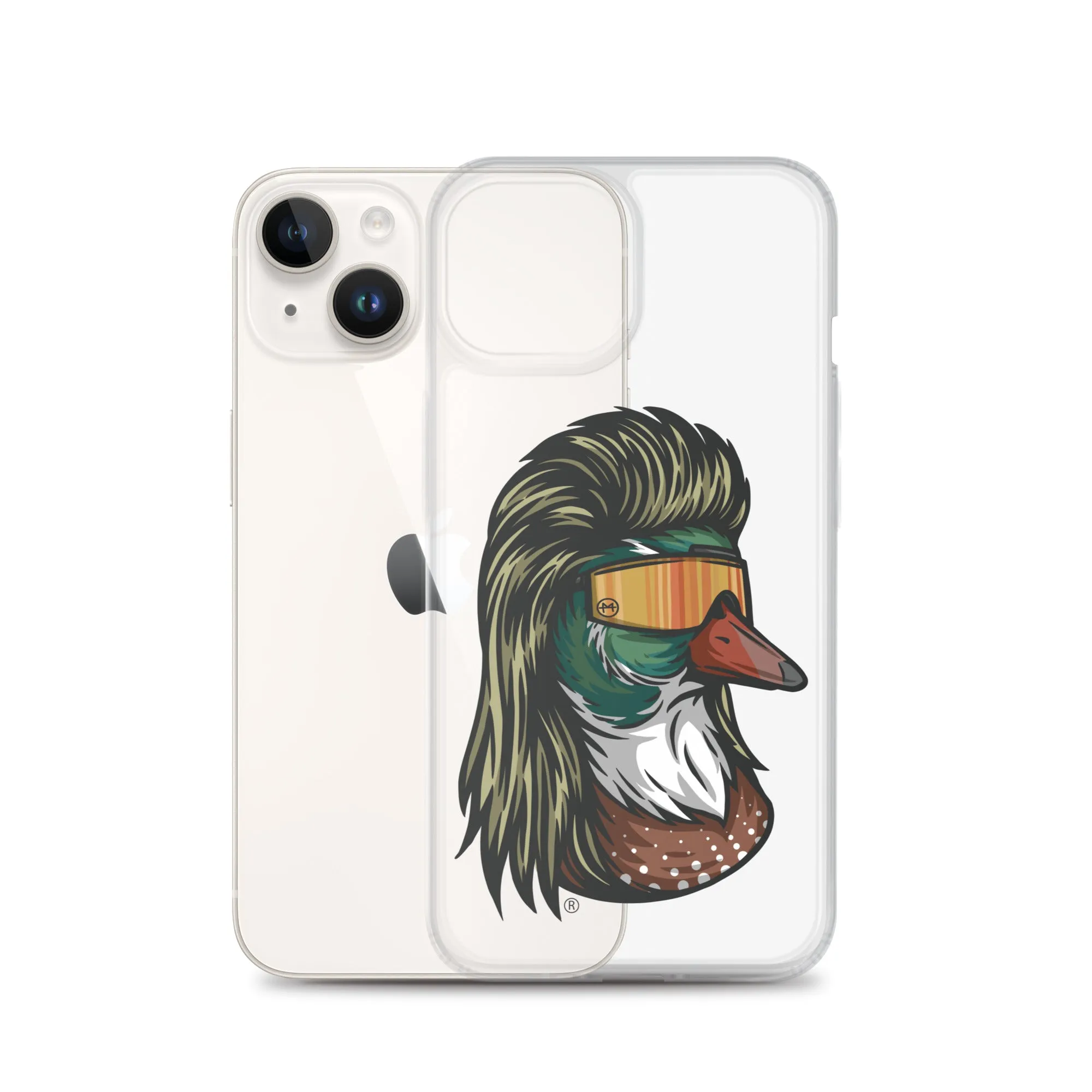 Duck Mullet iPhone Case - Clear