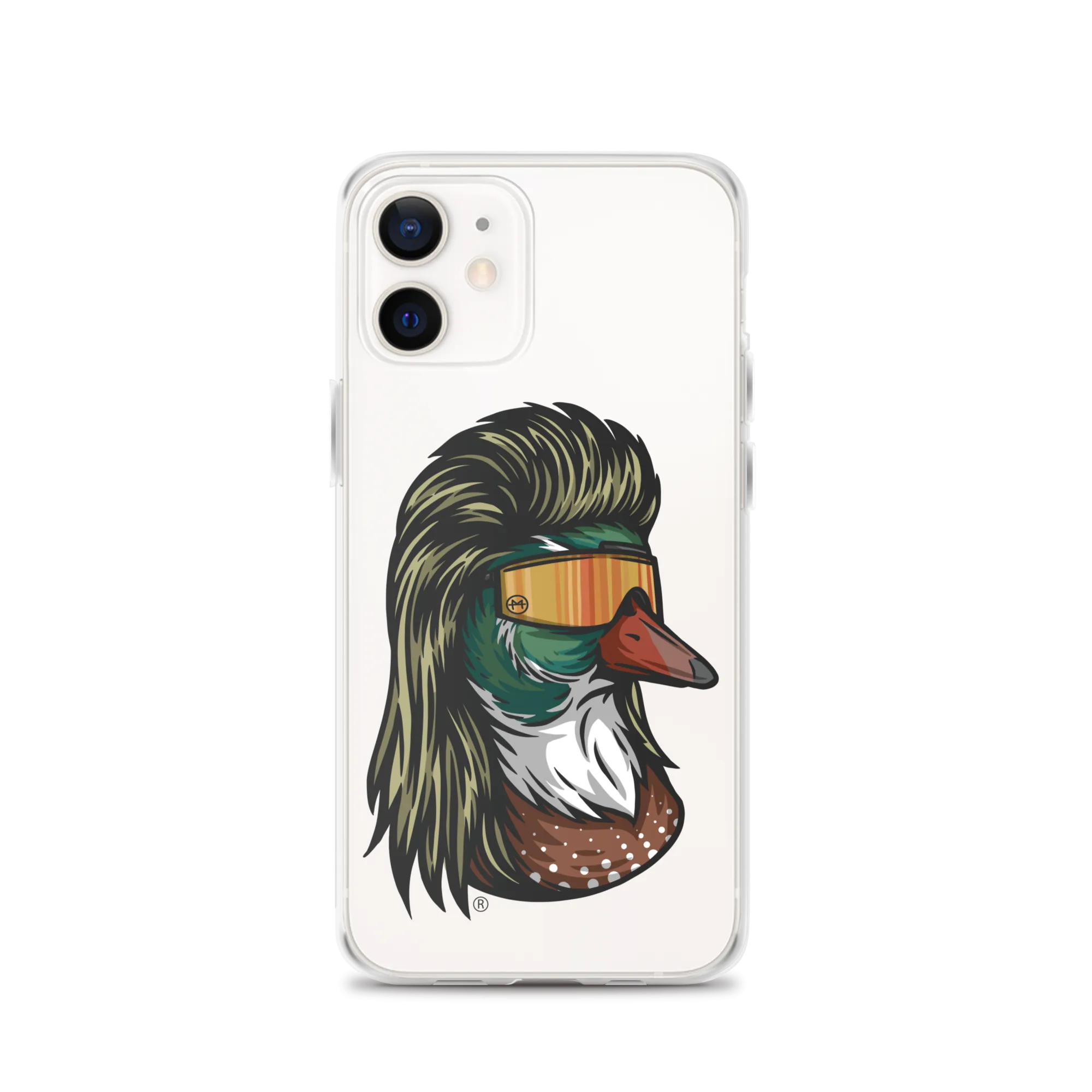 Duck Mullet iPhone Case - Clear