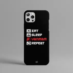 Eat Sleep Vanmam Repeat | SVK Official Hard Phone Case